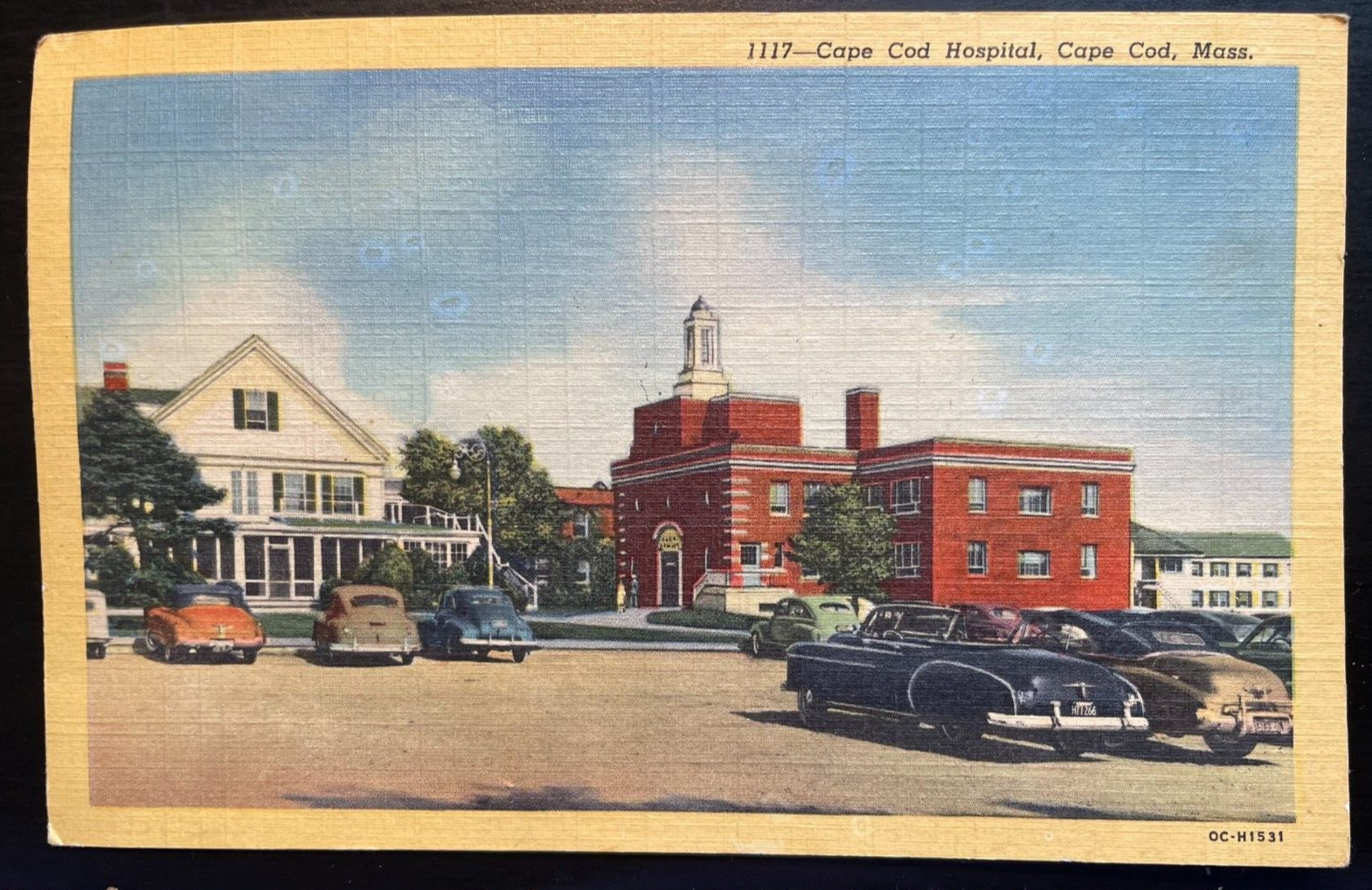 Vintage Postcard 1950 Cape Cod Hospital, Cape Cod, Massachusetts (MA)