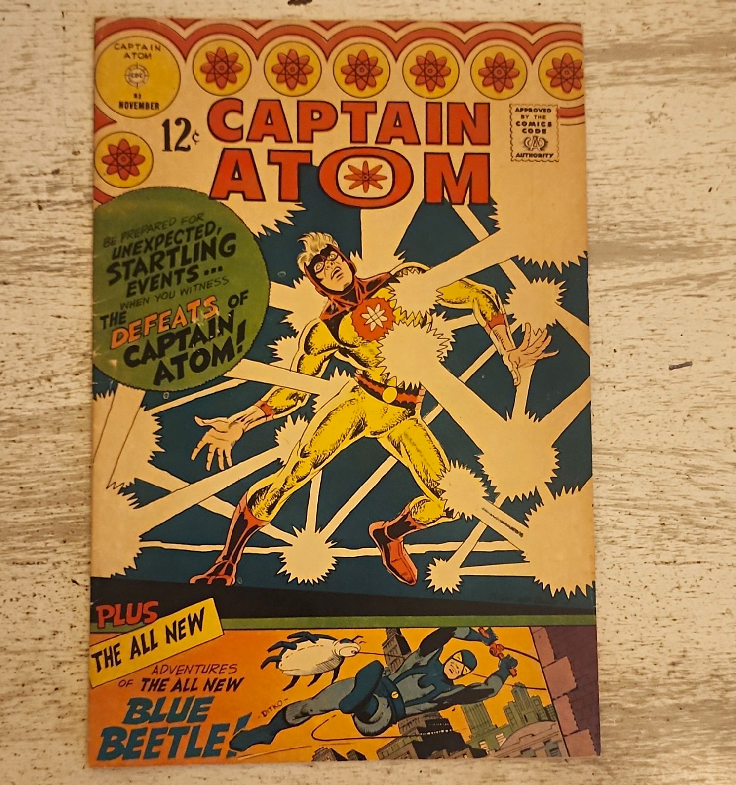 Captain Atom #83 (Charlton Comics 1966) 1st App Of Ted Kord, BLUE BEETLE 🔑 Key Captain Atom #83 (Charlton Comics 1966) 1st App Of Ted Kord, BLUE BEETLE 🔑 Key