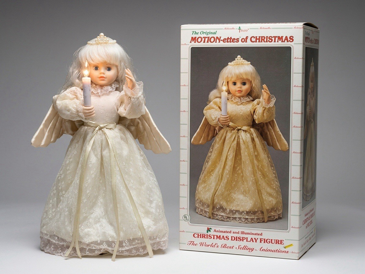 Vintage 1990s Telco Motion-ettes of Christmas Animated Angel 22