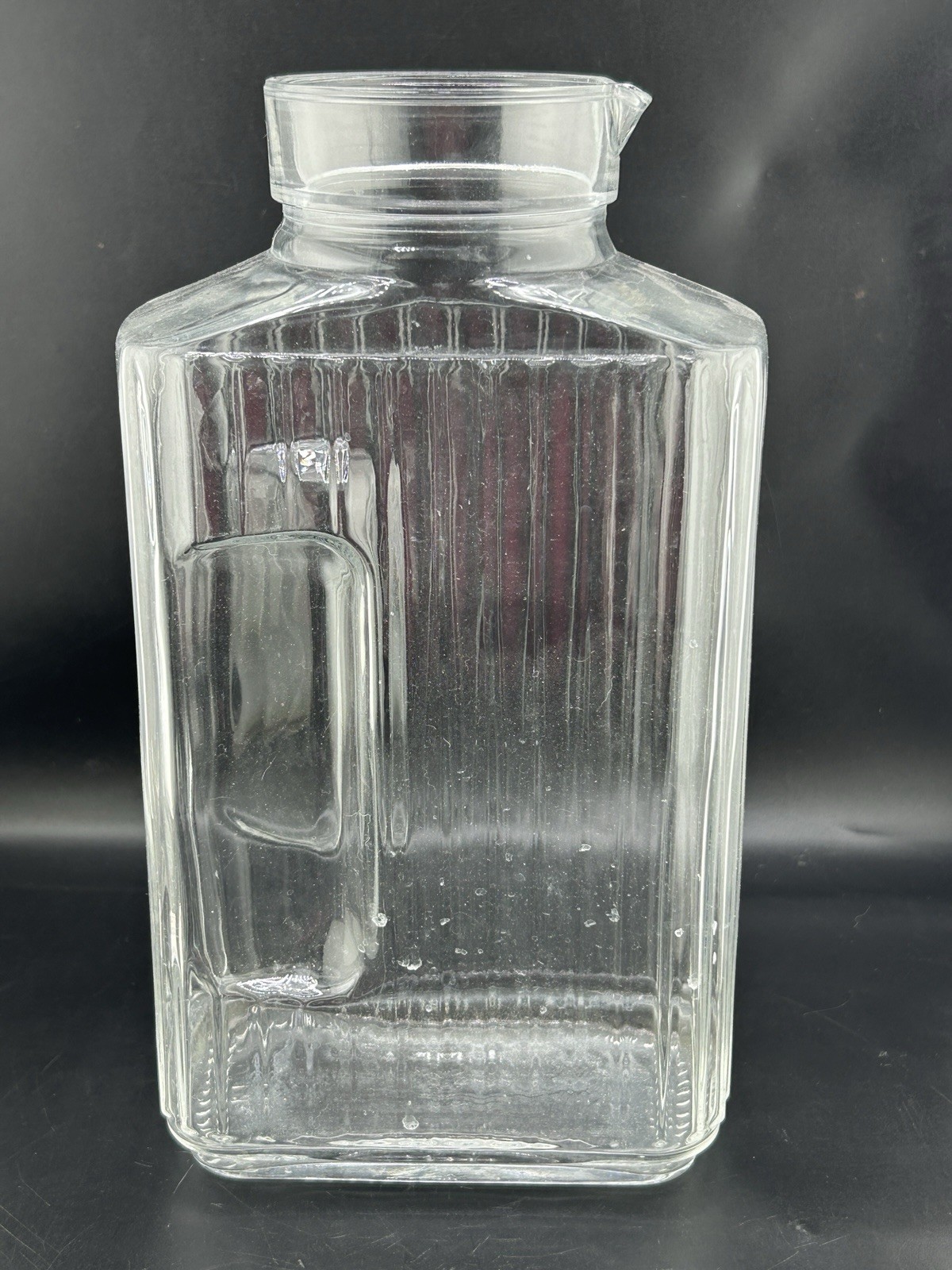 Vintage ARC France Glass Pitcher 2 qt 8-cup No Lid