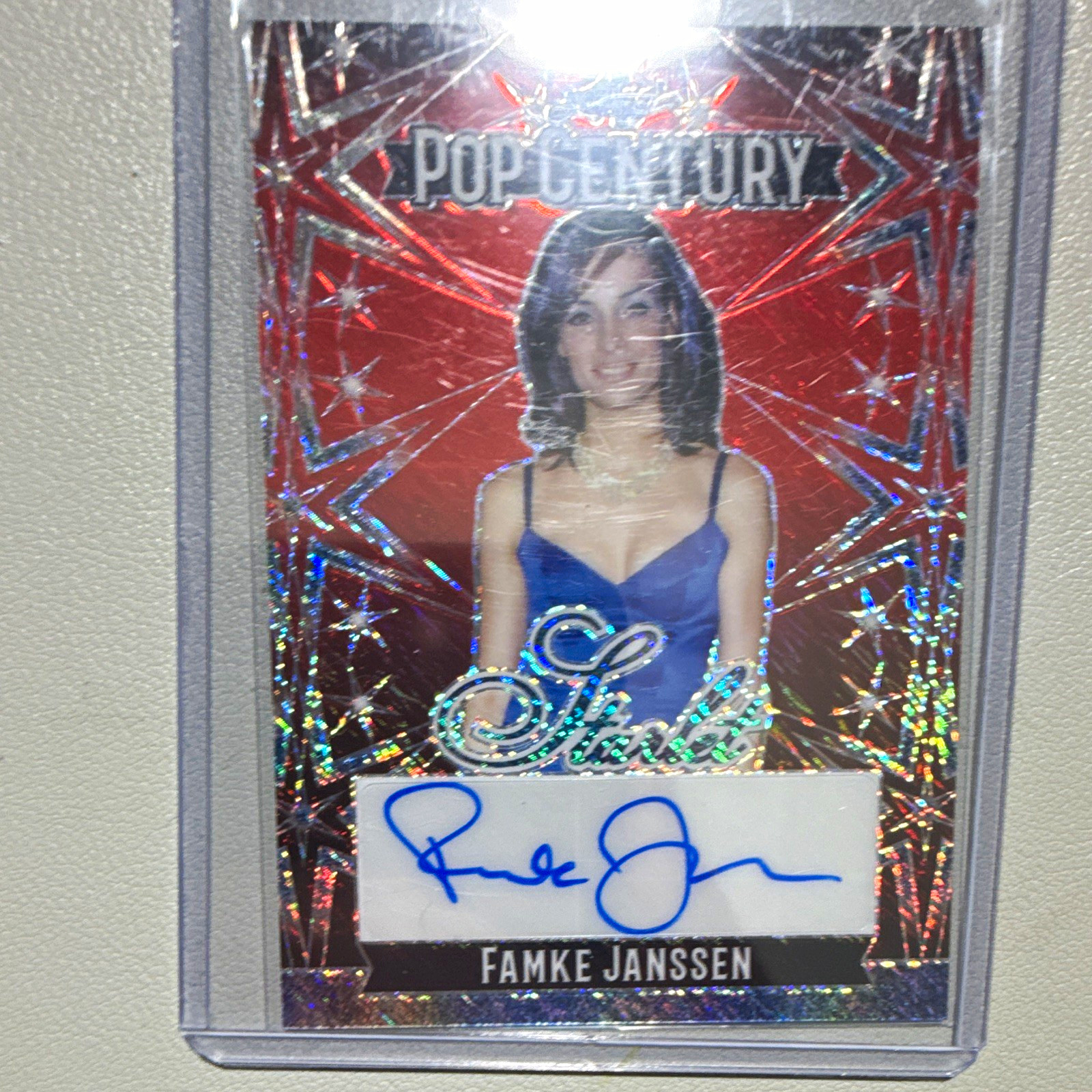 Leaf Trading Cards Pop Century 2021 Starlet Famke Janssen Auto FS-01