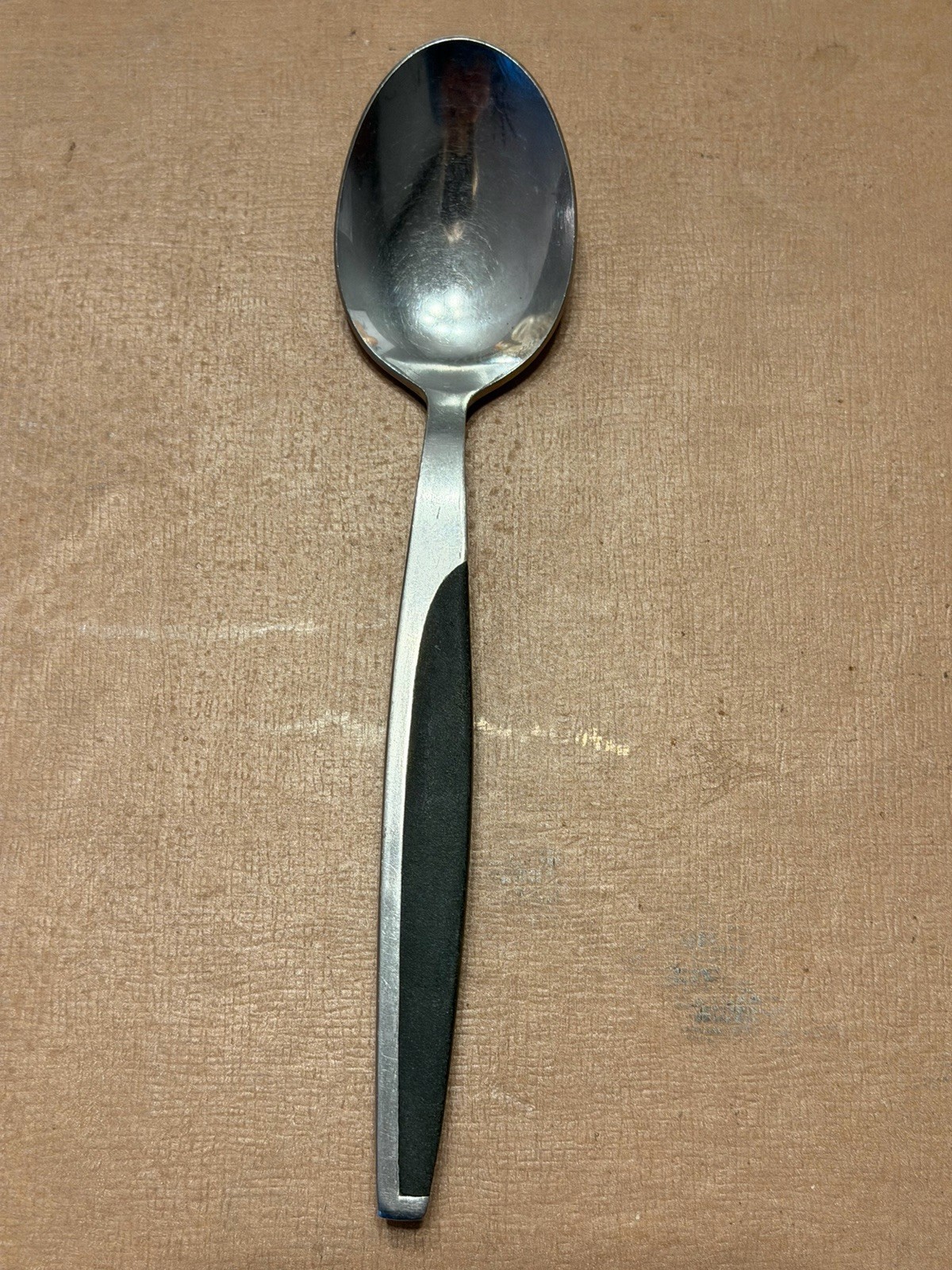 Vintage Mar-Crest Stainless Japan Faux Wood Handle Spoon