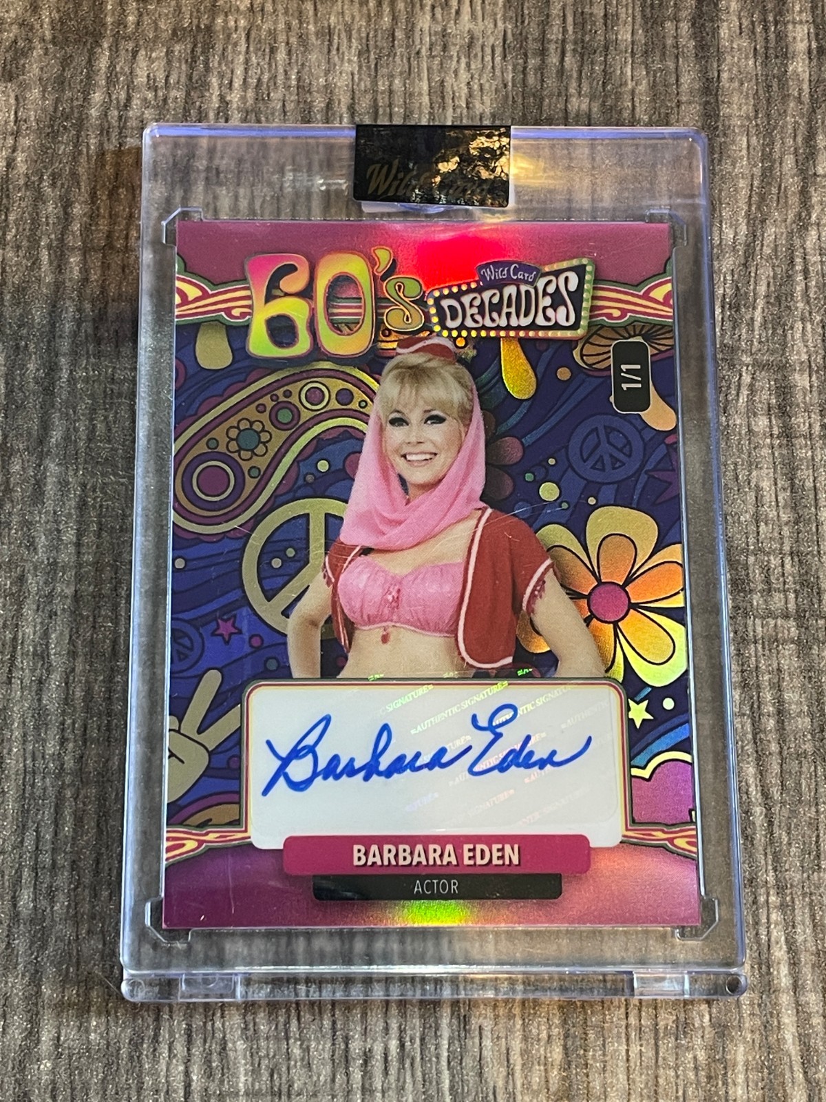 2026 Wild Card Decades BARBARA EDEN 60's Auto 1/1 I Dream of Jeannie