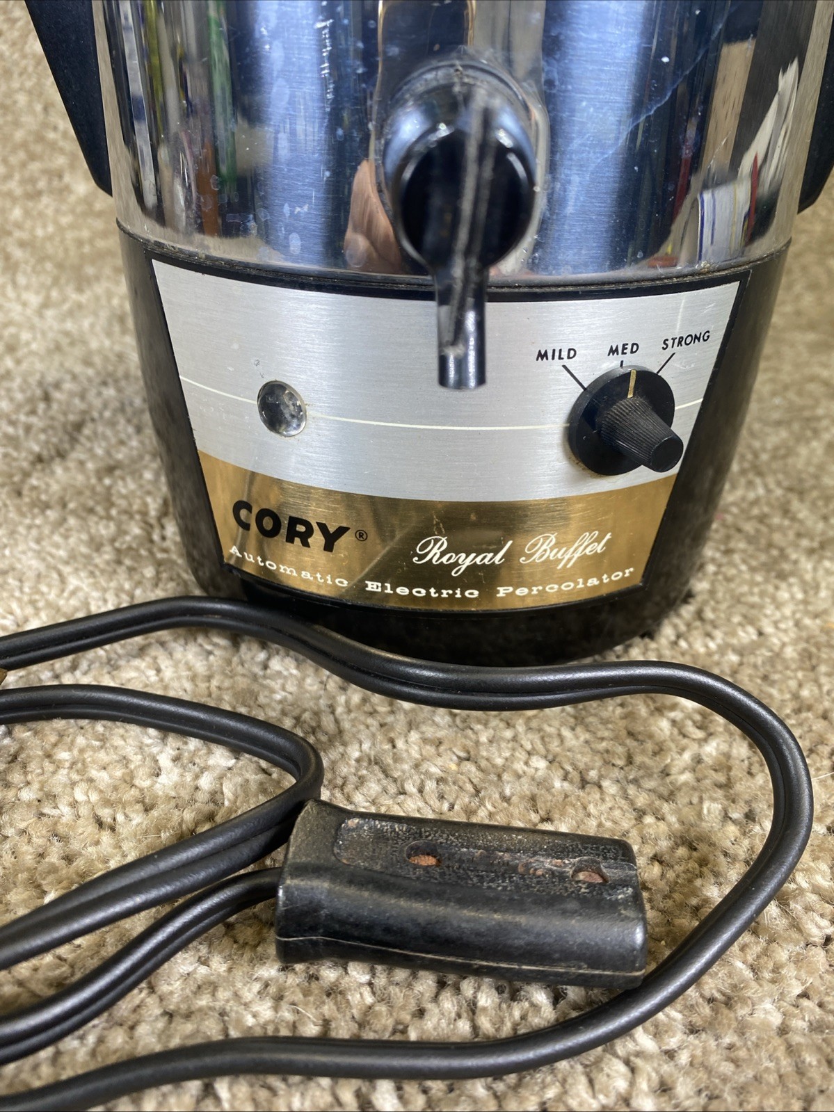 Vintage CORY Royal Buffet Electric Automatic Coffee Percolator Model A20P