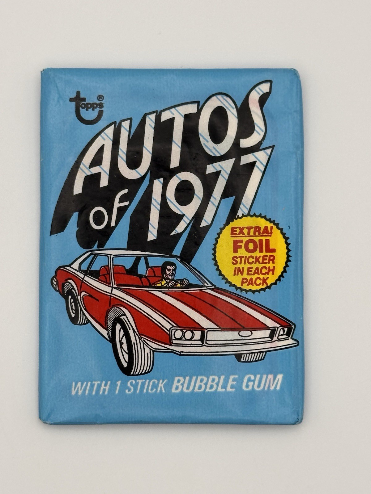 Topps Autos of 1977 Factory Sealed Trading Card Wax Pack Vintage Rare