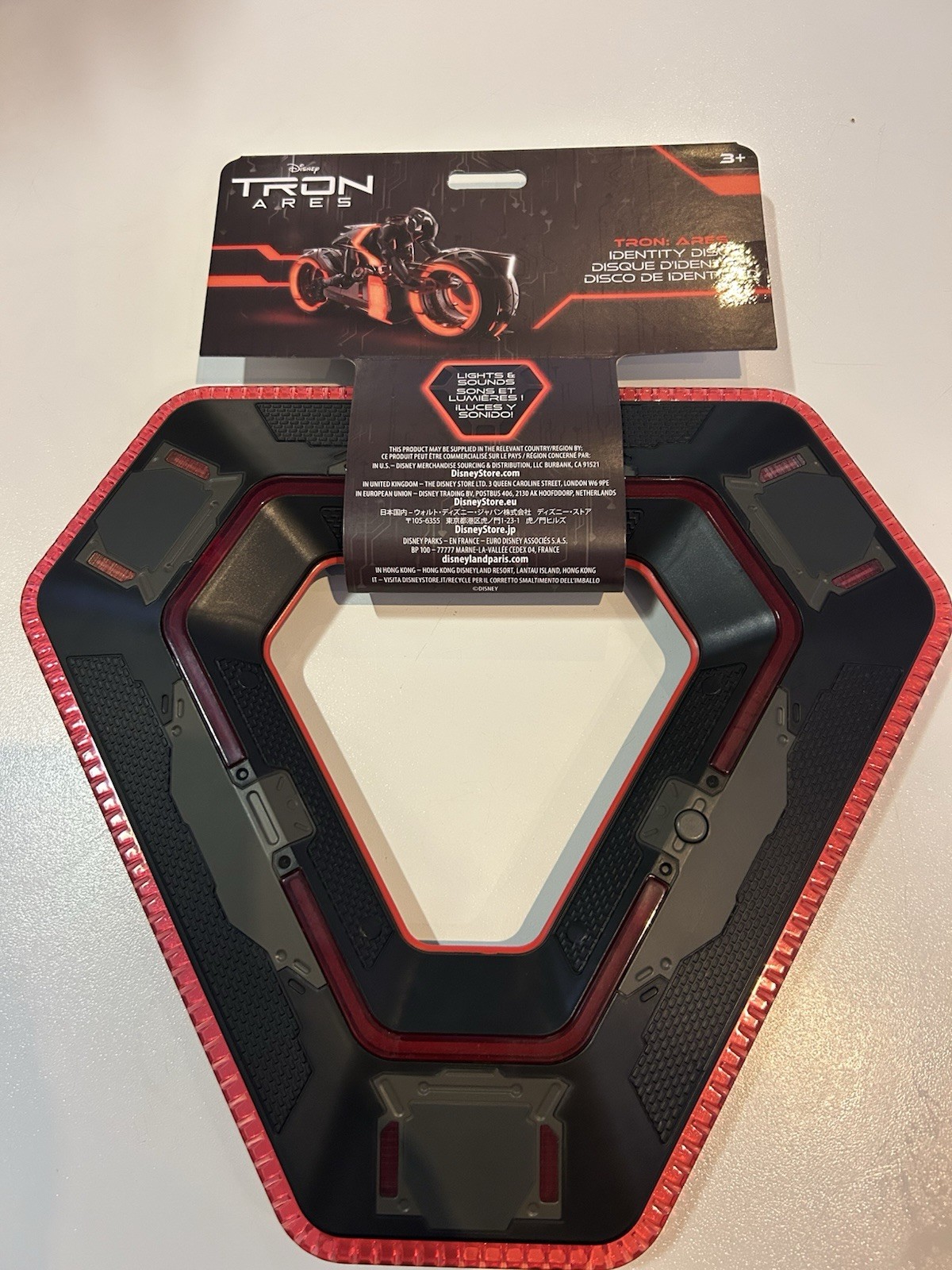 Disney Parks Tron Ares Identity Disc Limited Edition New