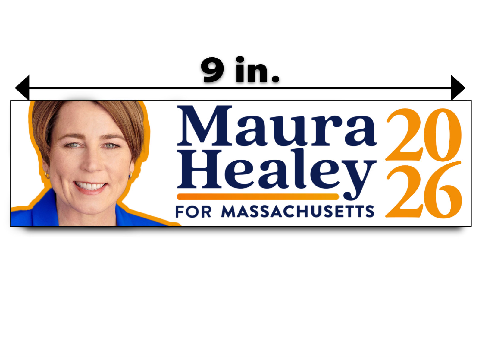 Maura Healey Governor 2026 Bumper Sticker Decal Democrat Political Massachusetts