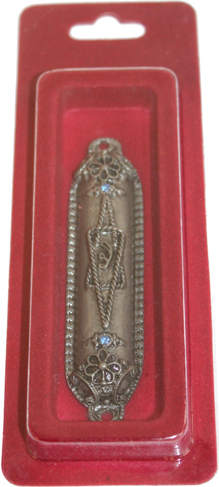 STAR OF DAVID Pewter Mezuzah Mezuza Case 2.7\
