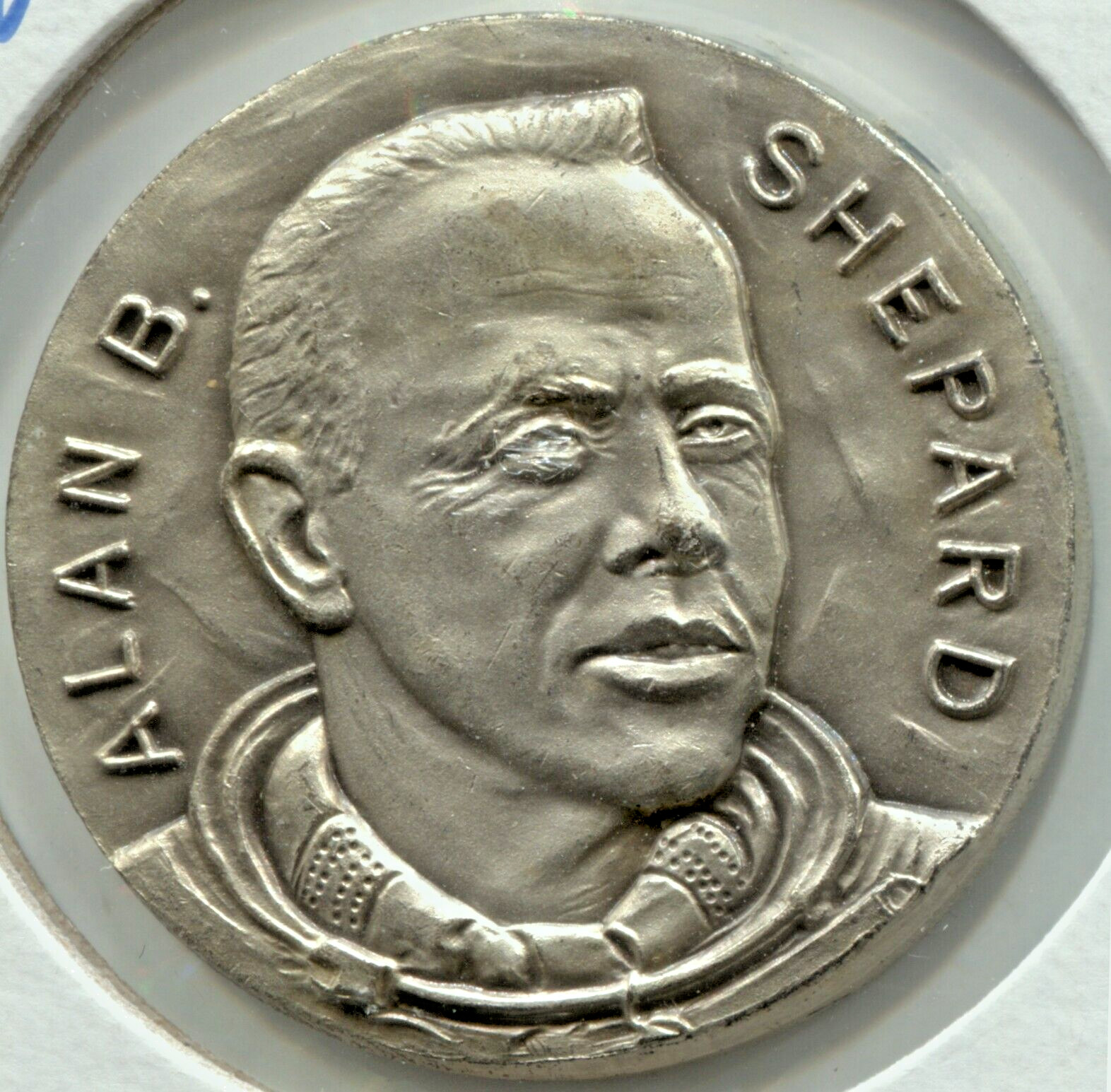 1961 ALAN B. SHEPPARD - 1st AMERICAN SPACE FLIGHT MEDAL - FREEDOM 7 - CMM 0132