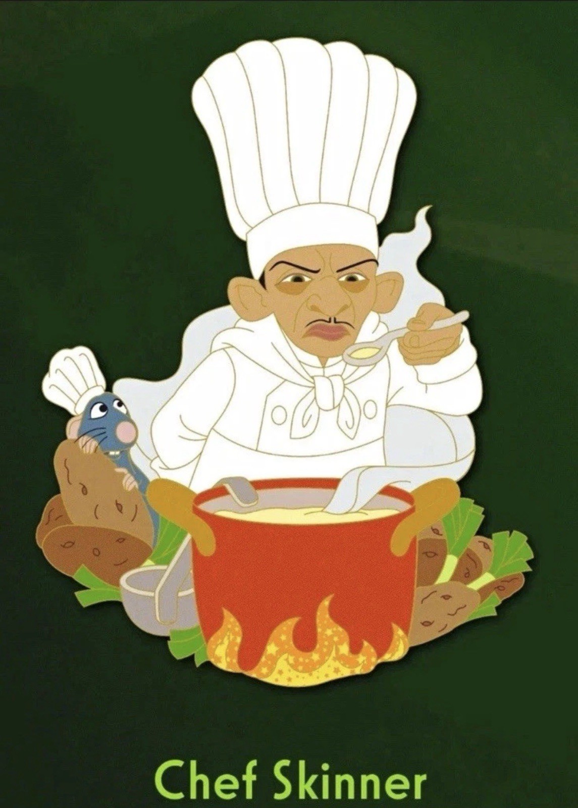 Disney WDI MOG Chefs Chef Skinner Ratatouille Pin LE 300 NEW IN HAND