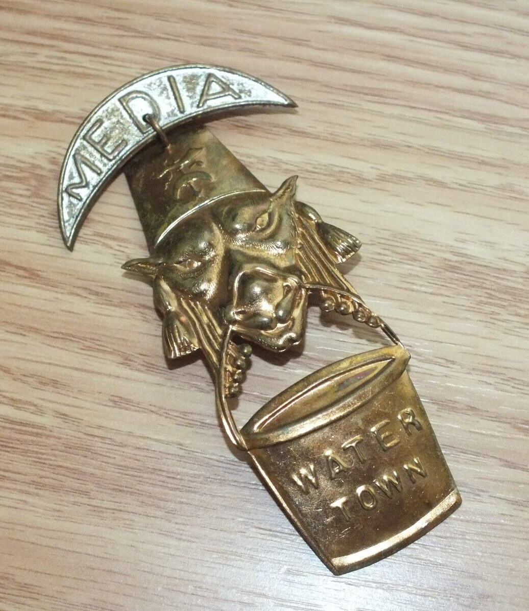 Vintage Whitehead and Hoag Co. Media Water Town Collectible Thin Metal Lapel Pin