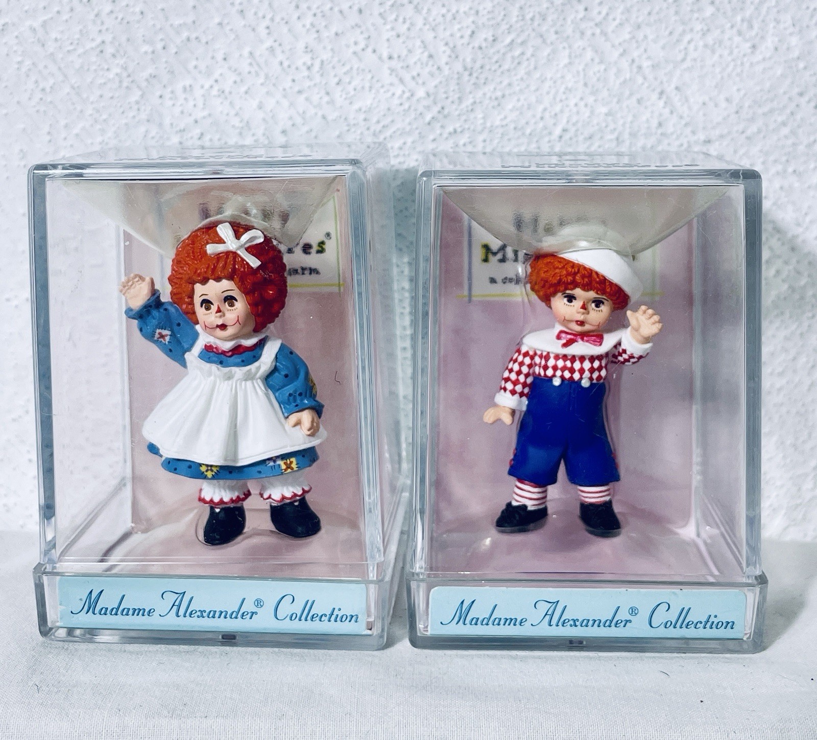 Hallmark Merry Miniatures Madame Alexander Mop Top Billy & Wendy Pair 2000 NIB