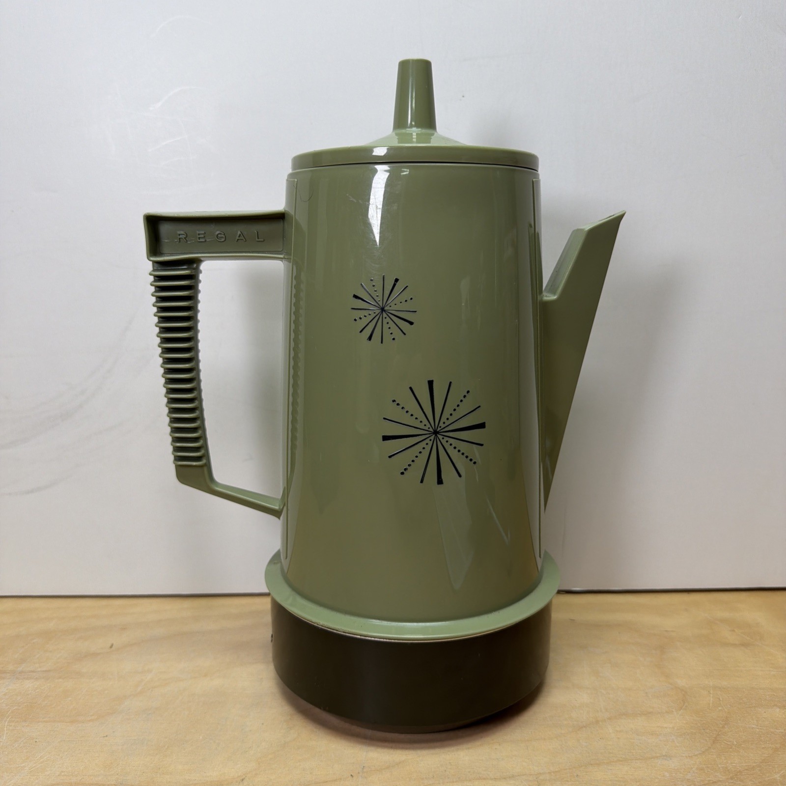 Vintage 1970s Regal Poly Perk 4-8 Cup Automatic Electric Coffee Maker W/atoms