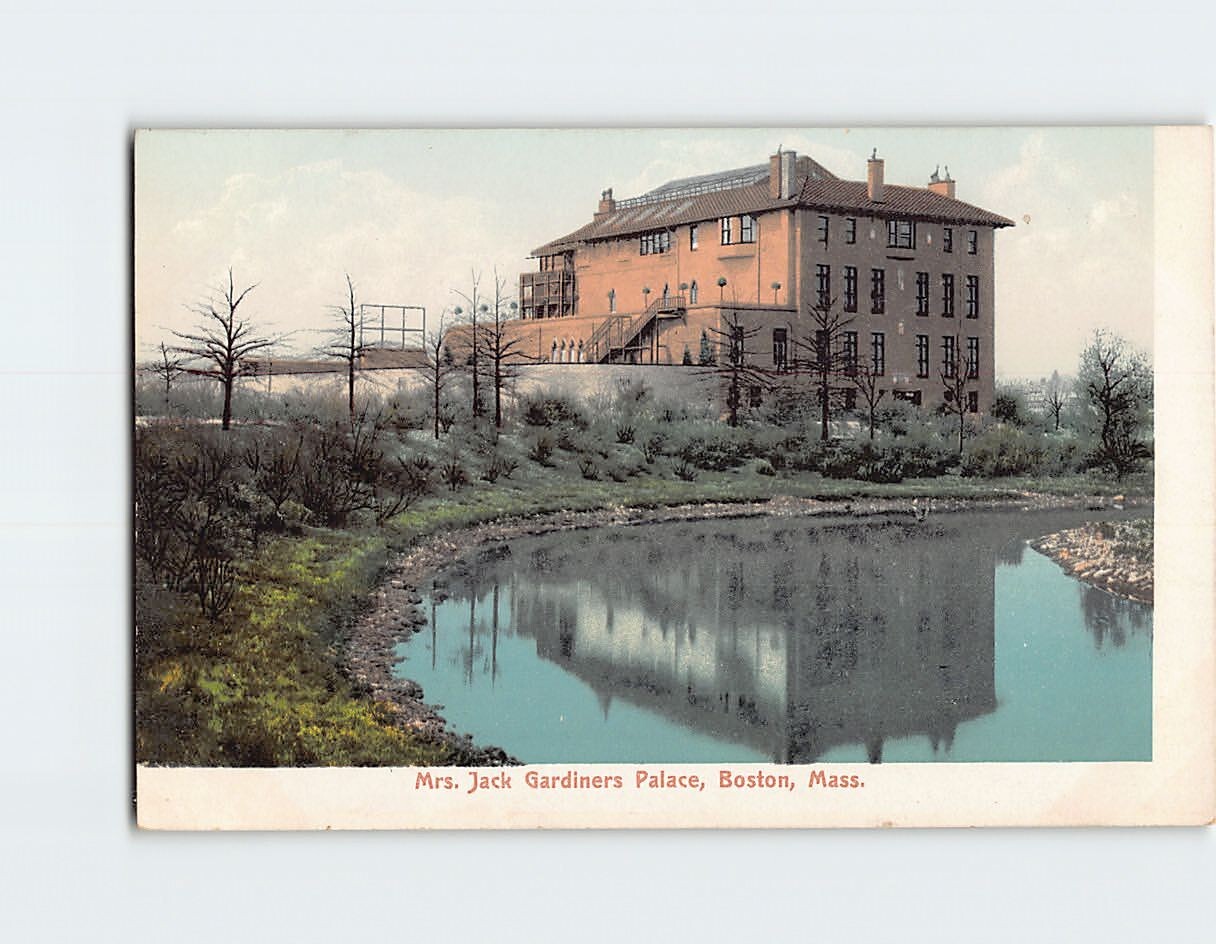 Postcard Mrs Jack Gardiners Palace Boston Massachusetts