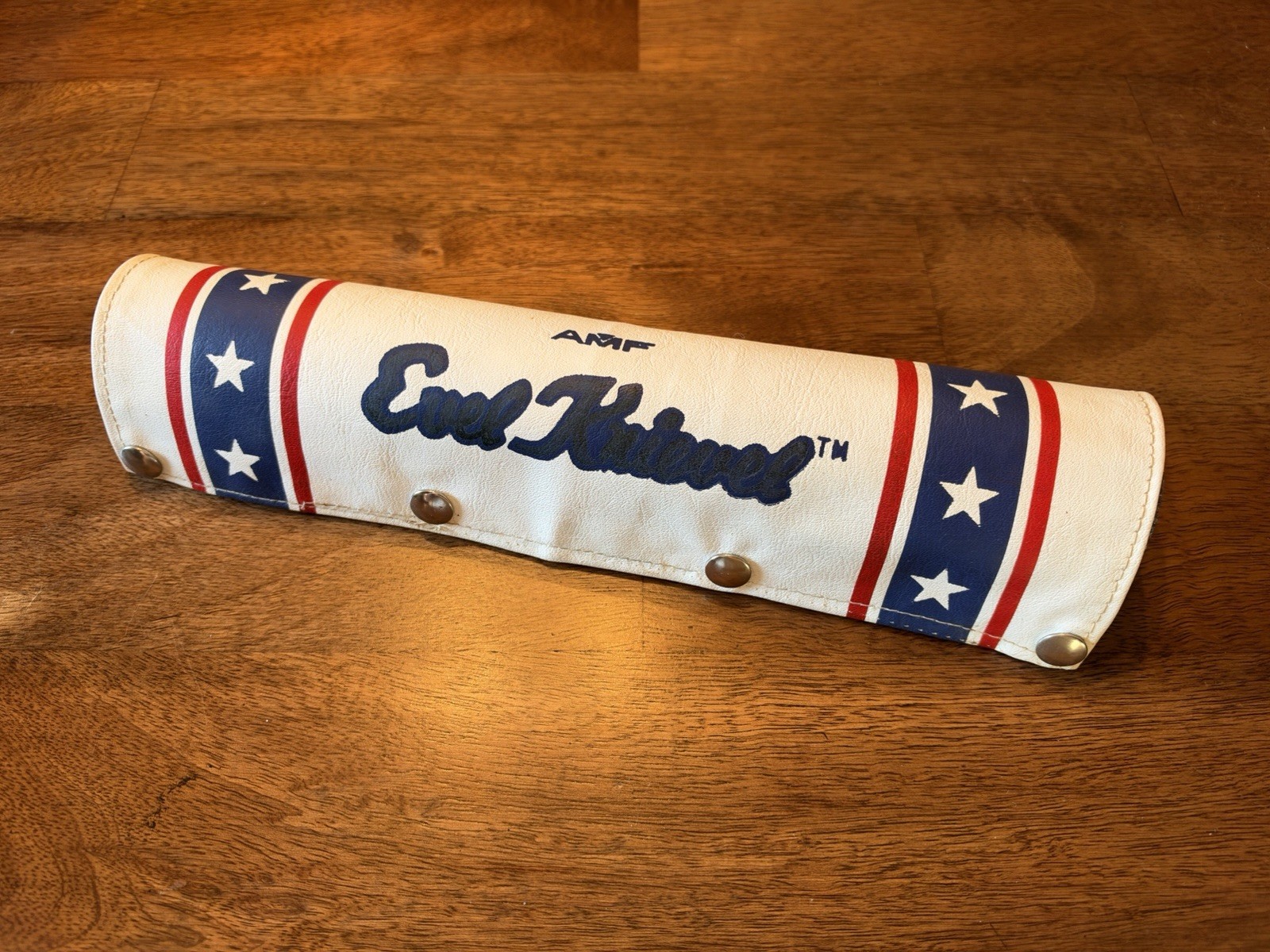 Vintage 1976 Evel Knievel Old School BMX 11 1/2” Handlebar Crossbar Pad Vintage 1976 Evel Knievel Old School BMX 11 1/2” Handlebar Crossbar Pad