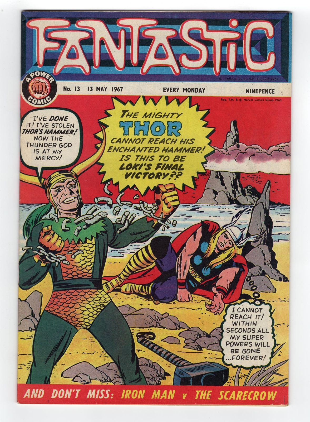 1963 MARVEL JOURNEY INTO MYSTERY #92 1ST APPEARANCES OF FRIGGA KEY RARE UK