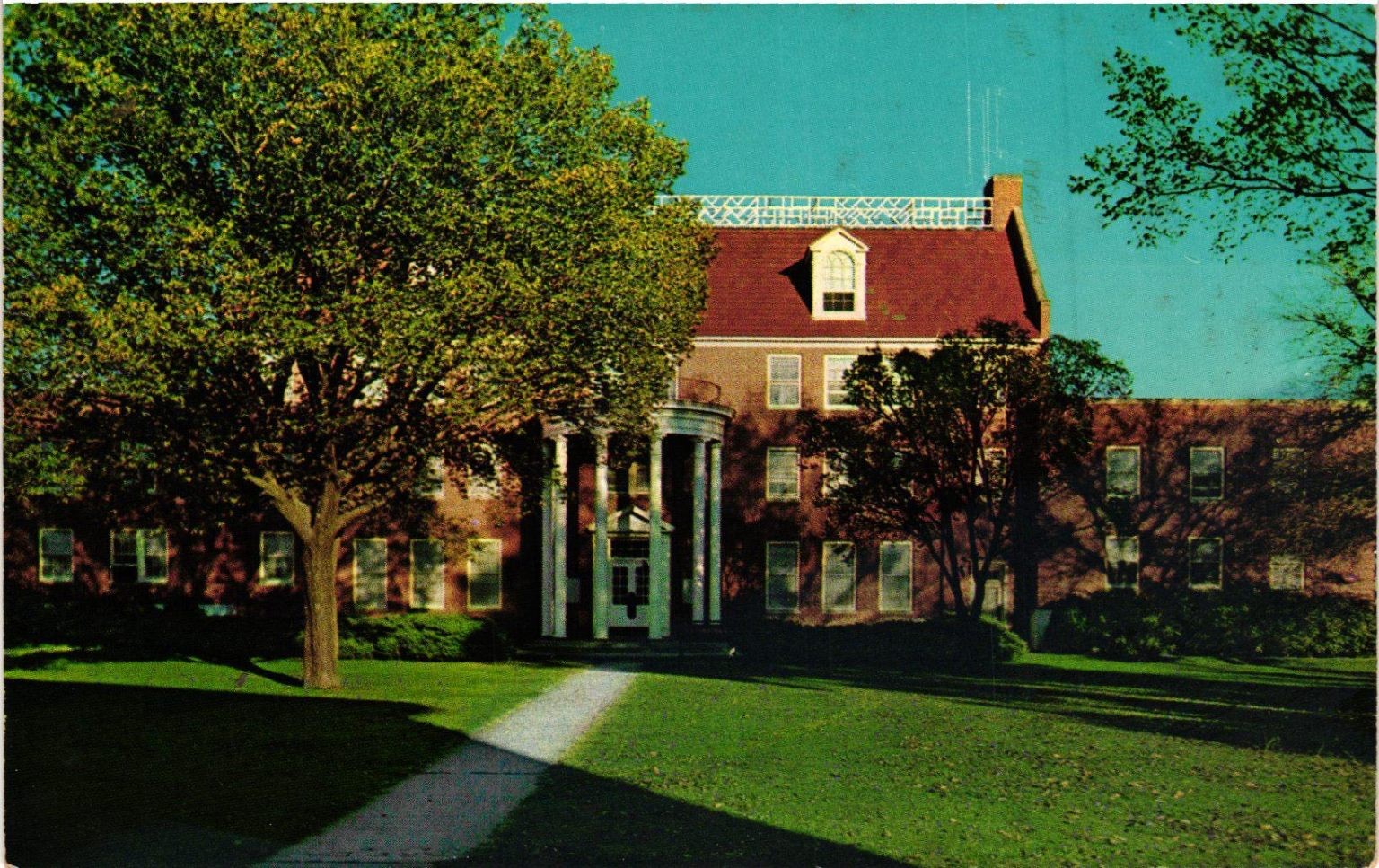 Caraway Hall Arkansas Polytechnic College Russellville AR Vintage Postcard