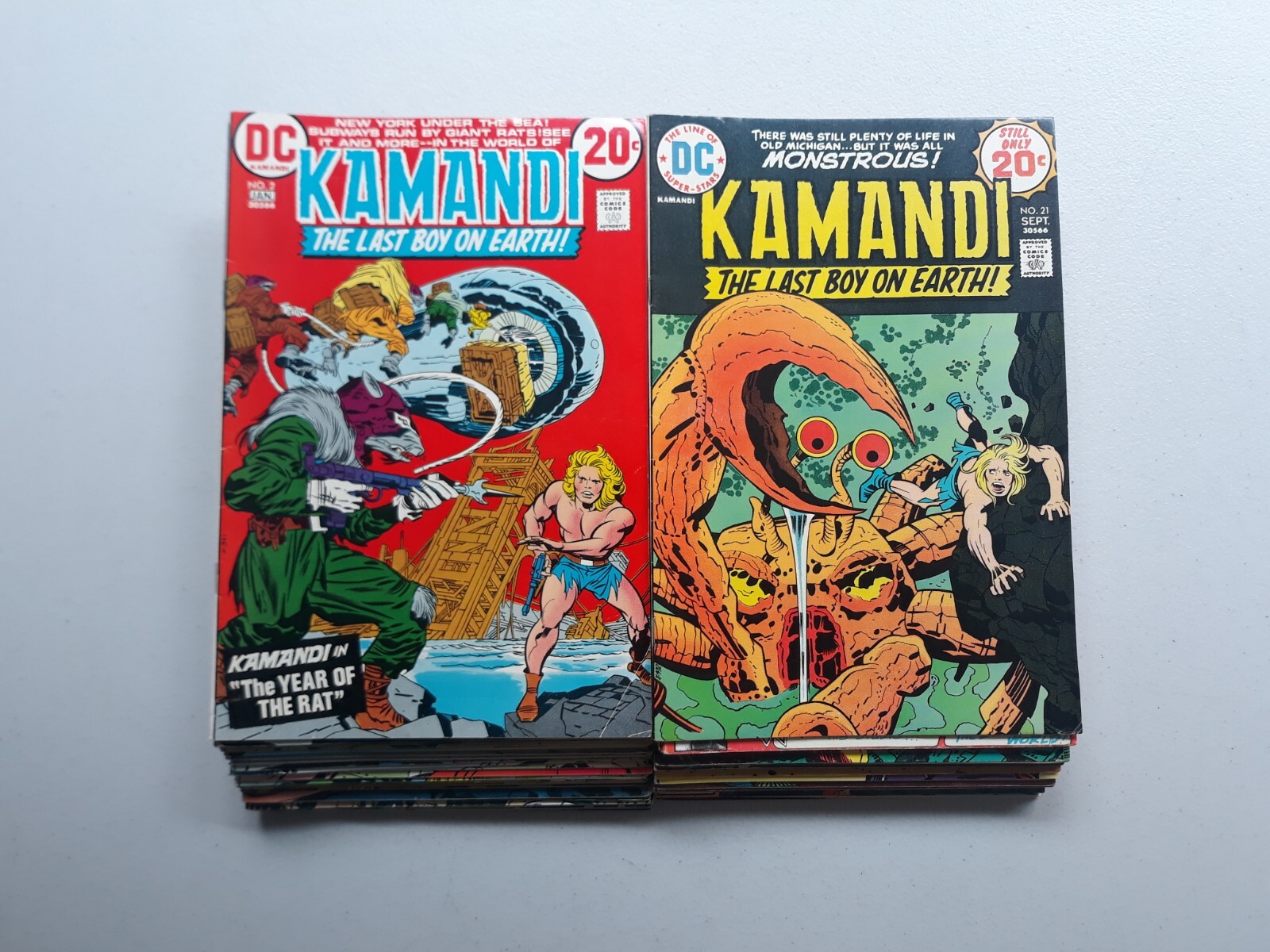 Kamandi 2 - 59 Lot Of 41 DC Comics Mid Grade Or Higher, Jack Kirby 