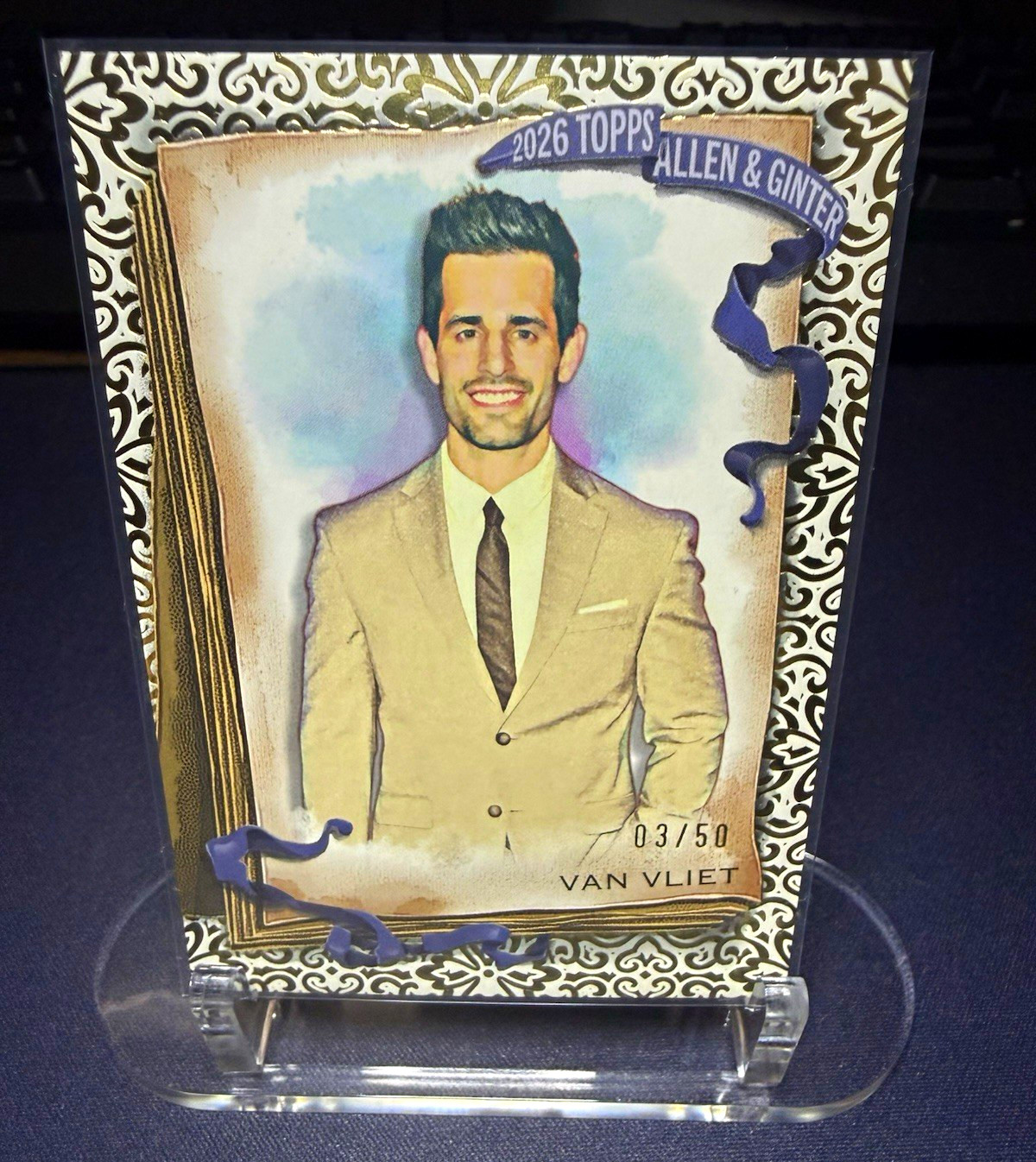 Topps 2026 Allen & Ginter Chris Van Vliet #121 Serial Numbered 03/50
