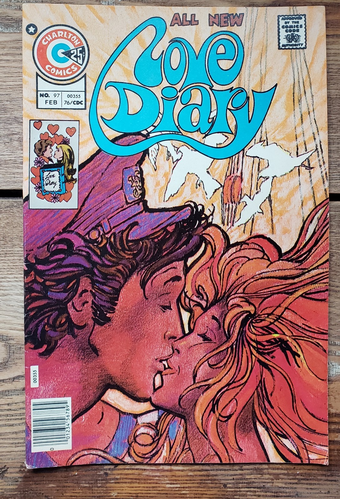 Love Diary 97 1976 Charlton Romance Bronze Age Comic Nice Book Love Diary 97 1976 Charlton Romance Bronze Age Comic Nice Book