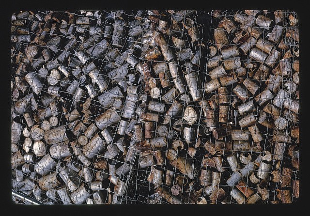 Photo:Casselton North Dakota 1992 Can Pile Metal Cans Recycling