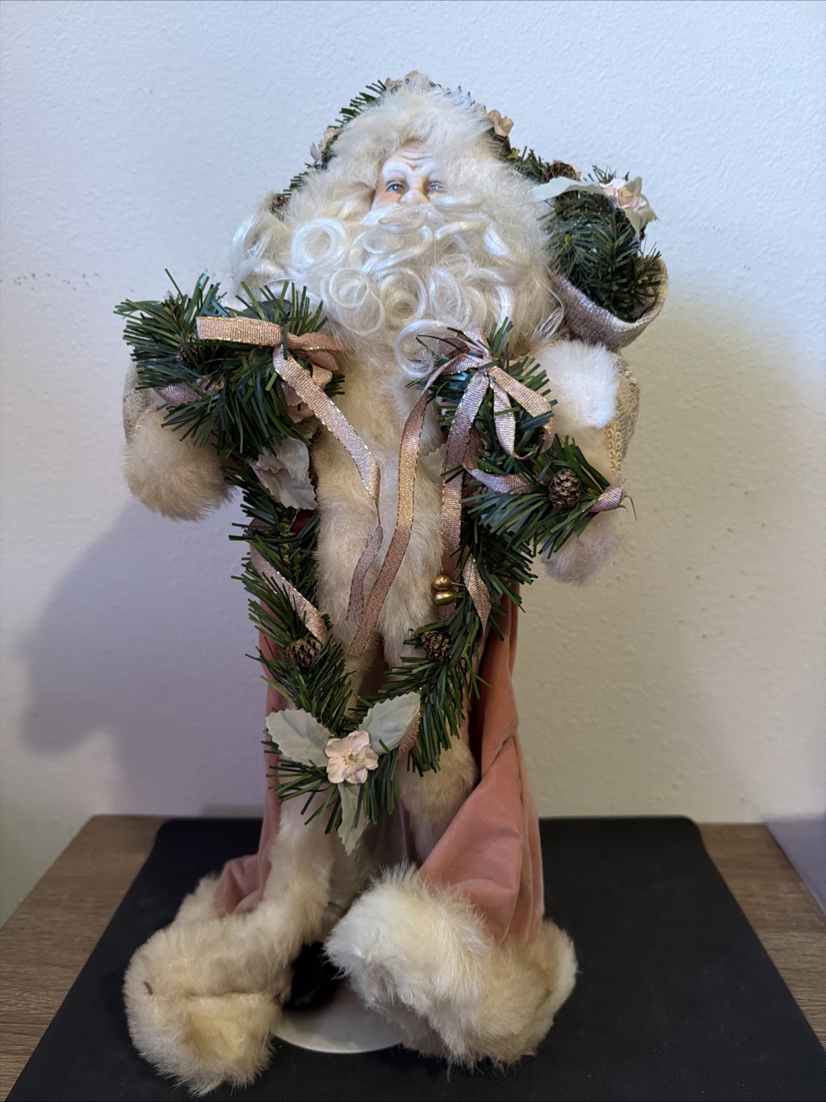Vtg Santa Claus  - Free Standing 16” Tall  Christmas Decor
