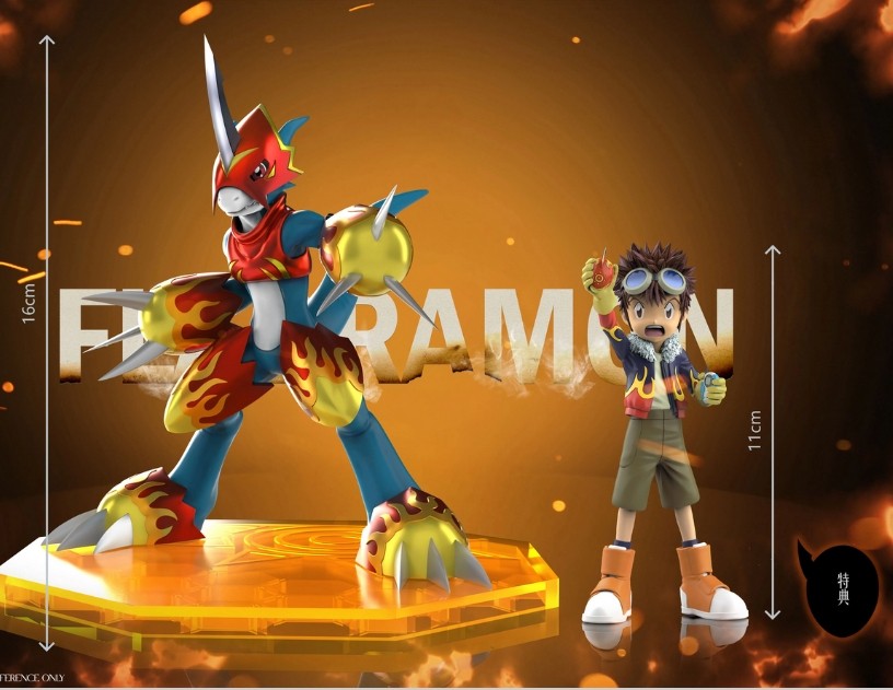 DMX Studio Digimon Fladramon Model Resin Pre-order H16cm Motomiya Daisuke Anime