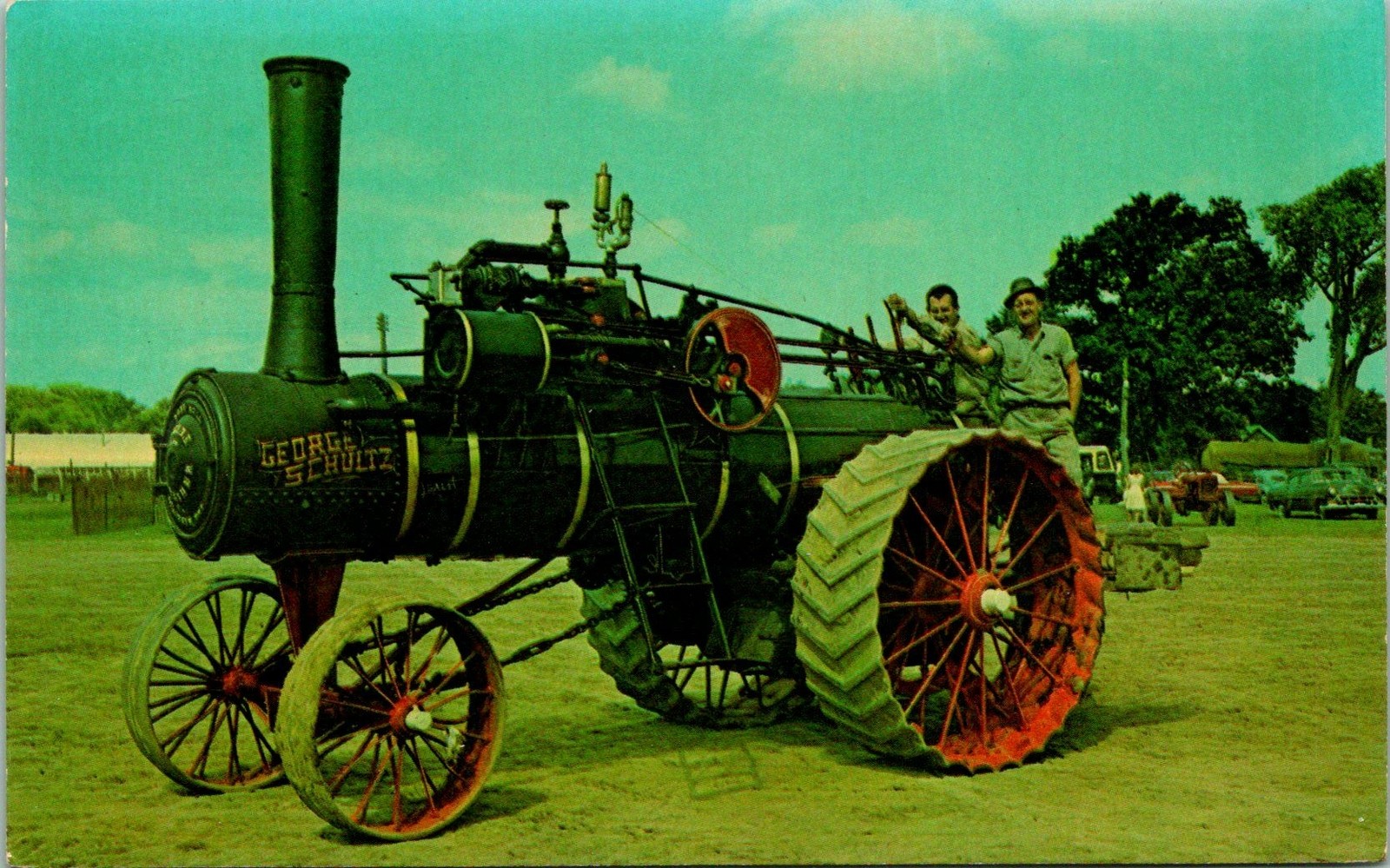 Ontario Canada Galt 1915 STeam Engine Robert Bell Postcard Unused (23663)