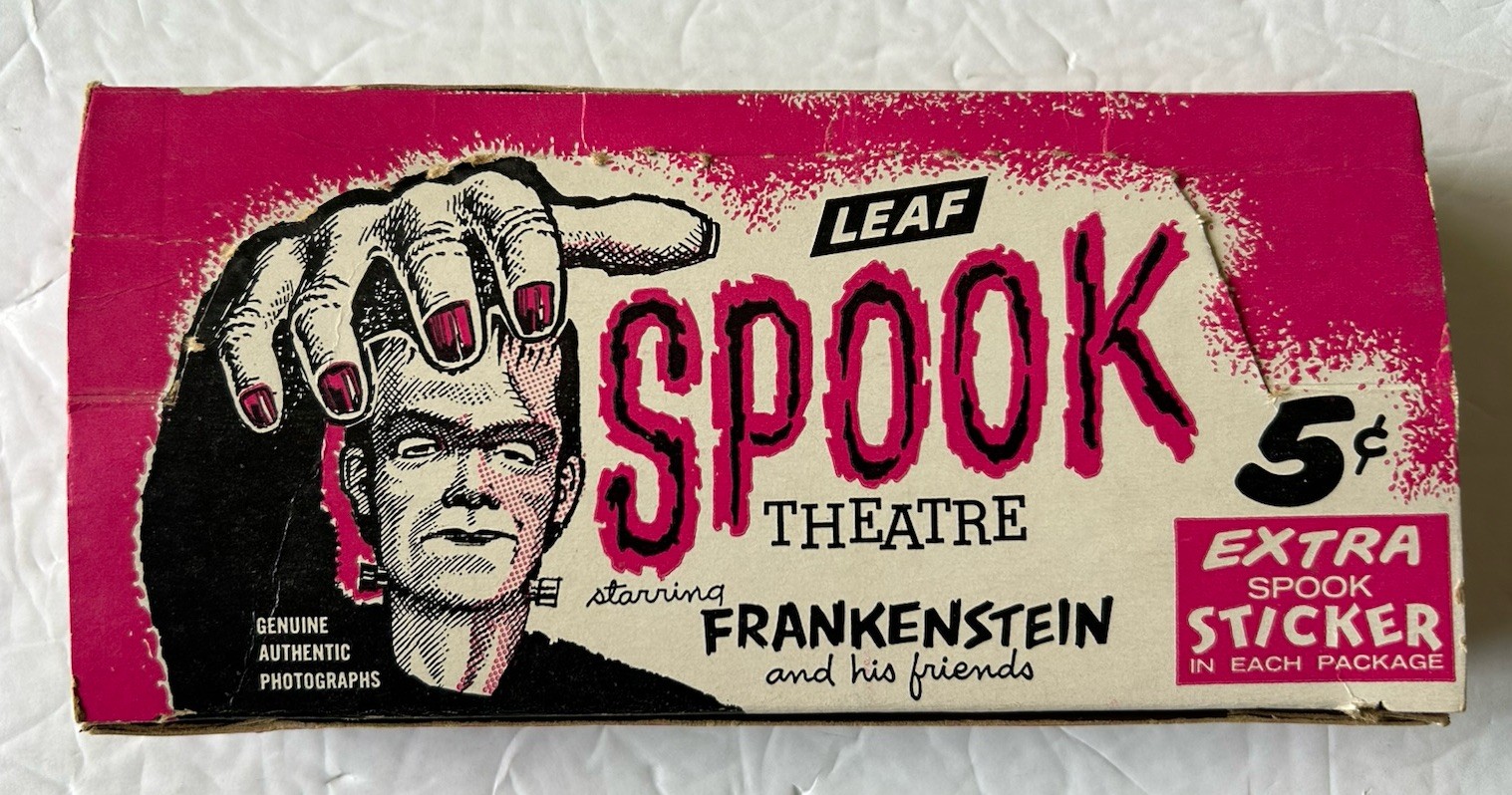 1961 Leaf Spook Stories Empty Box- Near Mint Condition- Rare 1961 Leaf Spook Stories Empty Box- Near Mint Condition- Rare