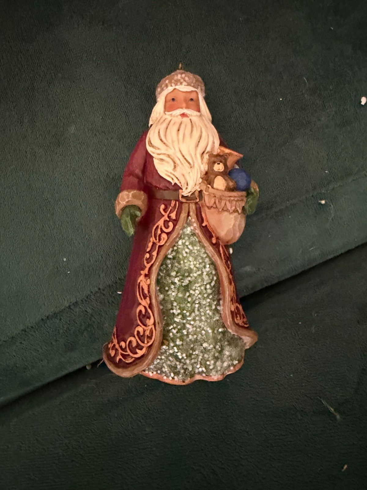 Jim Shore Heartwood Creek Victorian Santa Christmas Ornament 4047682 NEW