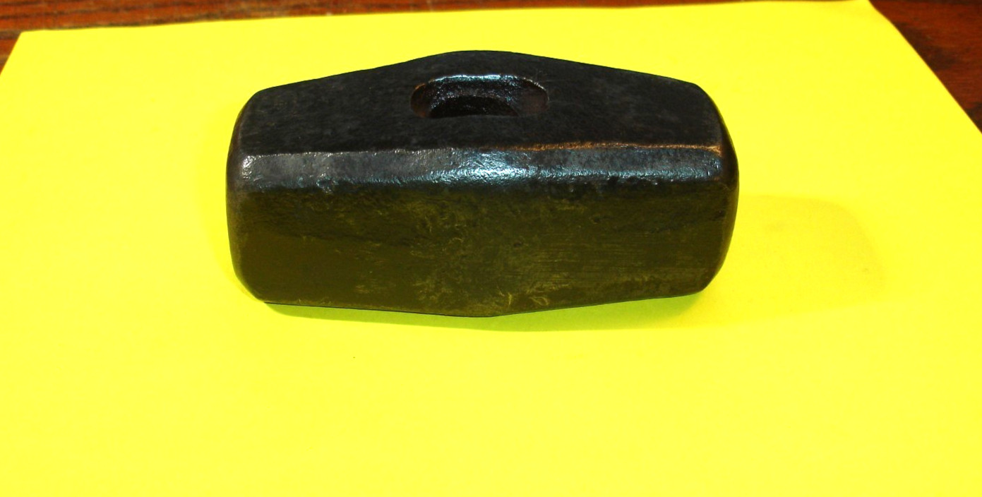 Antique Germantown Tool Works  3 lb Drilling Hammer Head Philadelphia / Pre 1920