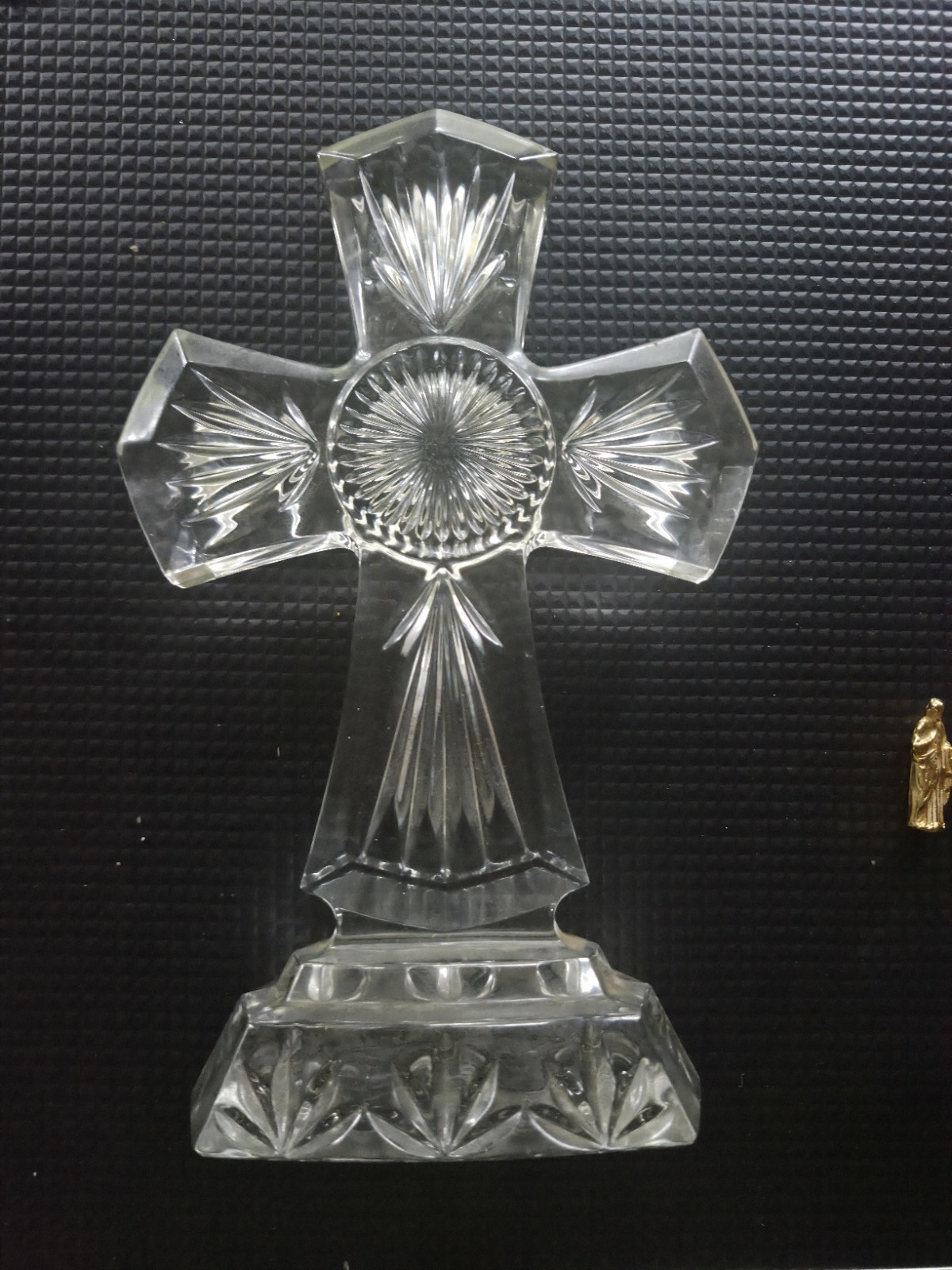 Vintage ROYAL LIMITED 24% Full Lead Crystal Cross Clear Czech Republic 10