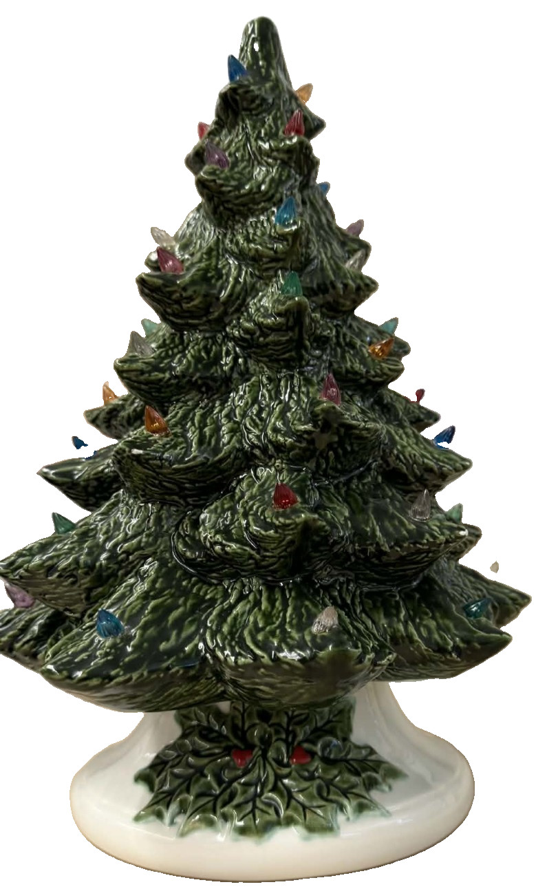 Vintage 1981 Nowell's Mold Ceramic Christmas Tree 11