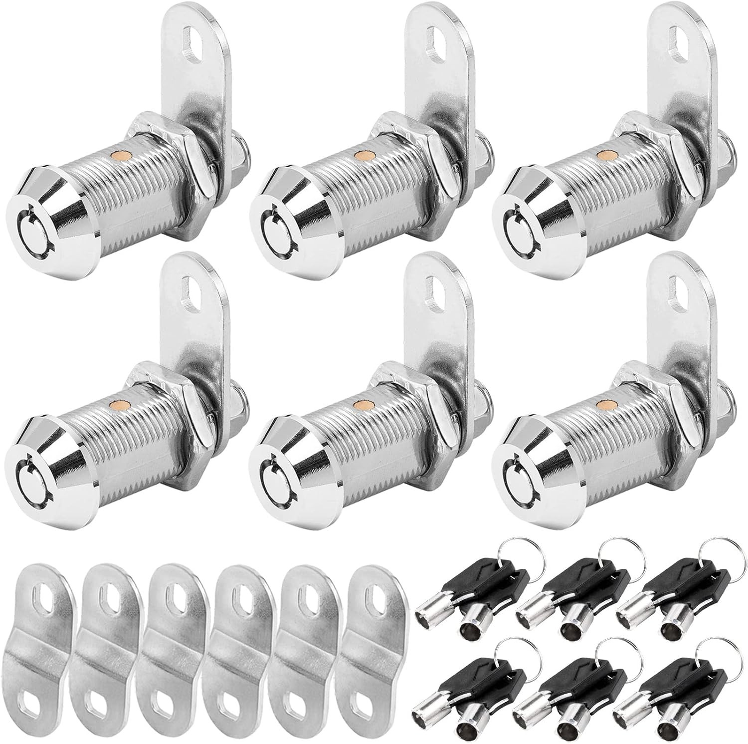 Cam Lock RV Storage Locks Keyed Alike, 1-1/8