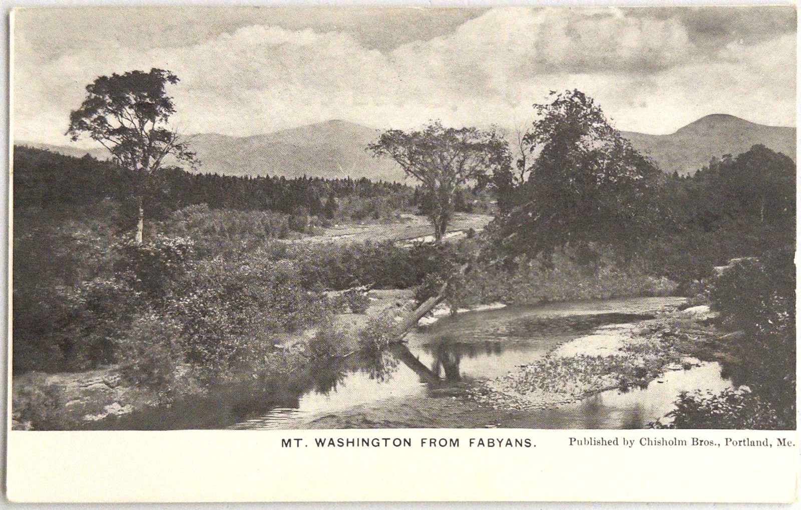 Carroll, NH - New Hampshire Mount Washington View Fabyan House Hotel Postcard