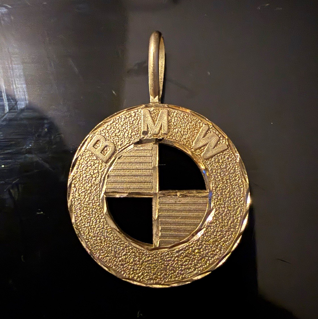 BMW Rounded Logo Metal Keychain Pendant from 1986