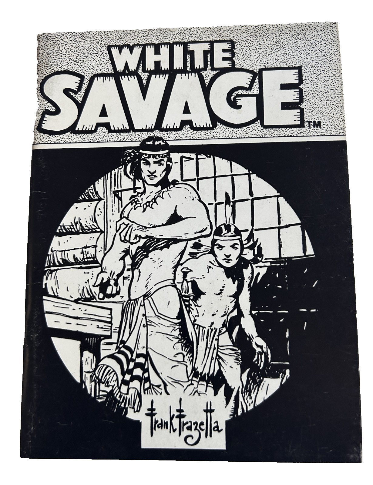 FRANK FRAZETTA'S  WHITE SAVAGE -  1970 - RARE ASHCAN COMIC - 