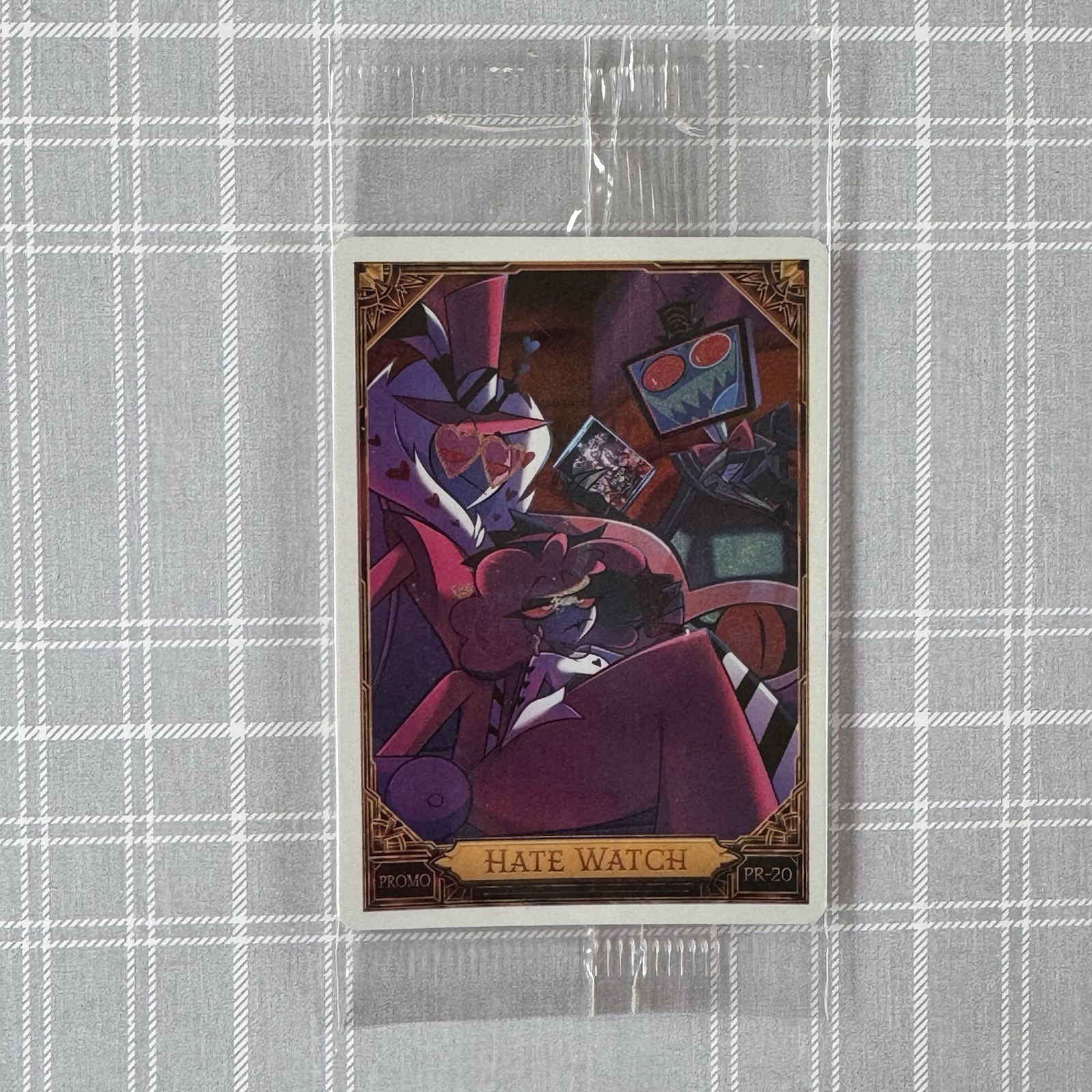 Hazbin Hotel Trading Card Season 1 Hate Watch Promo Card PR-20 READY TO SHIP