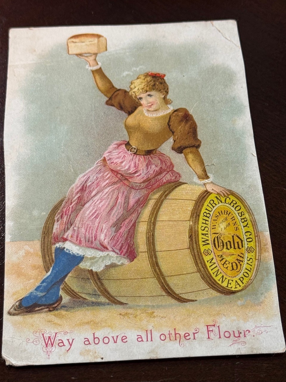 B-138 Victorian Trade Card - Washburn, Crosby\'s Gold Medal Flour