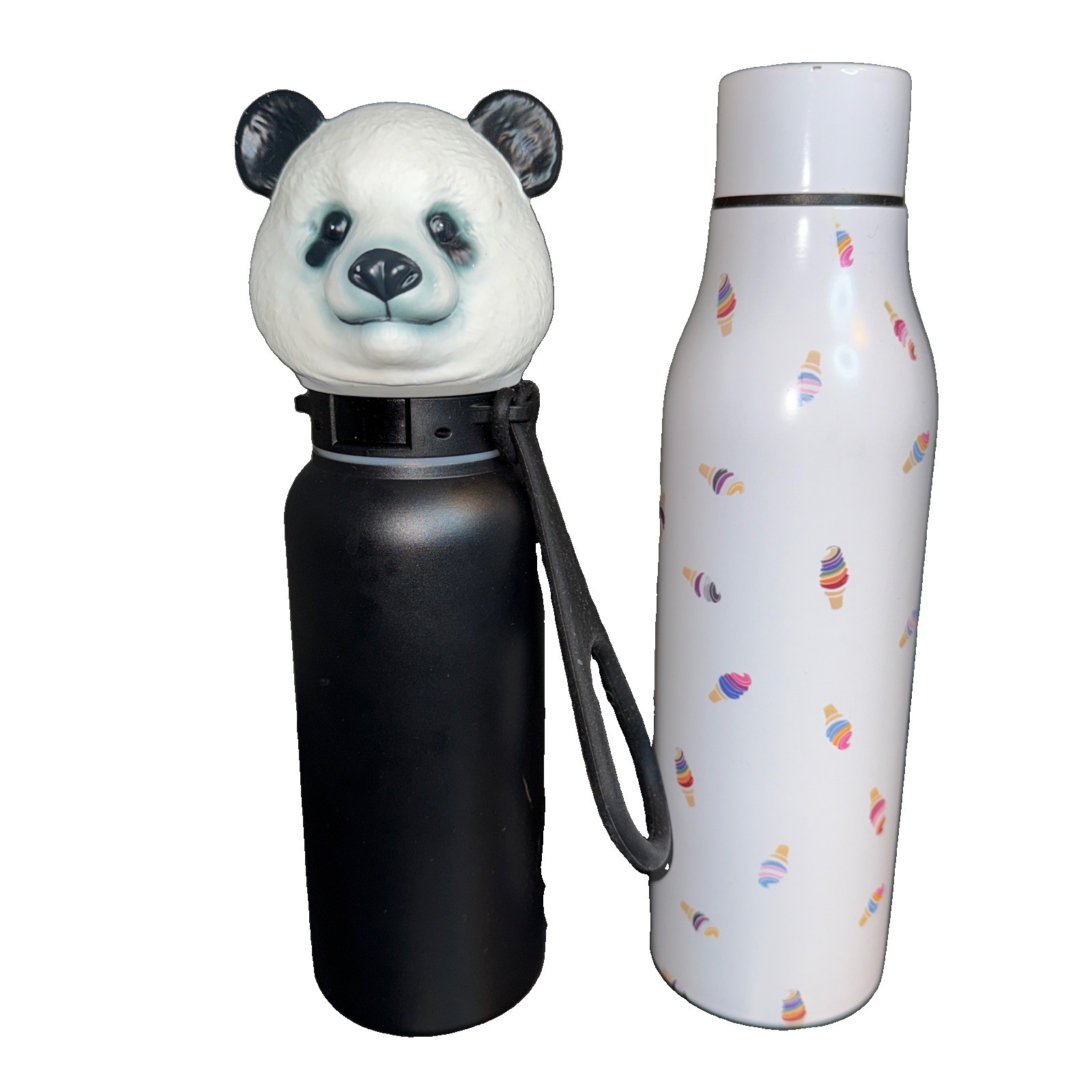Piek & Unbrand Tumblers 20oz Stainless Steel Double Walled Water Ice Cream Cones