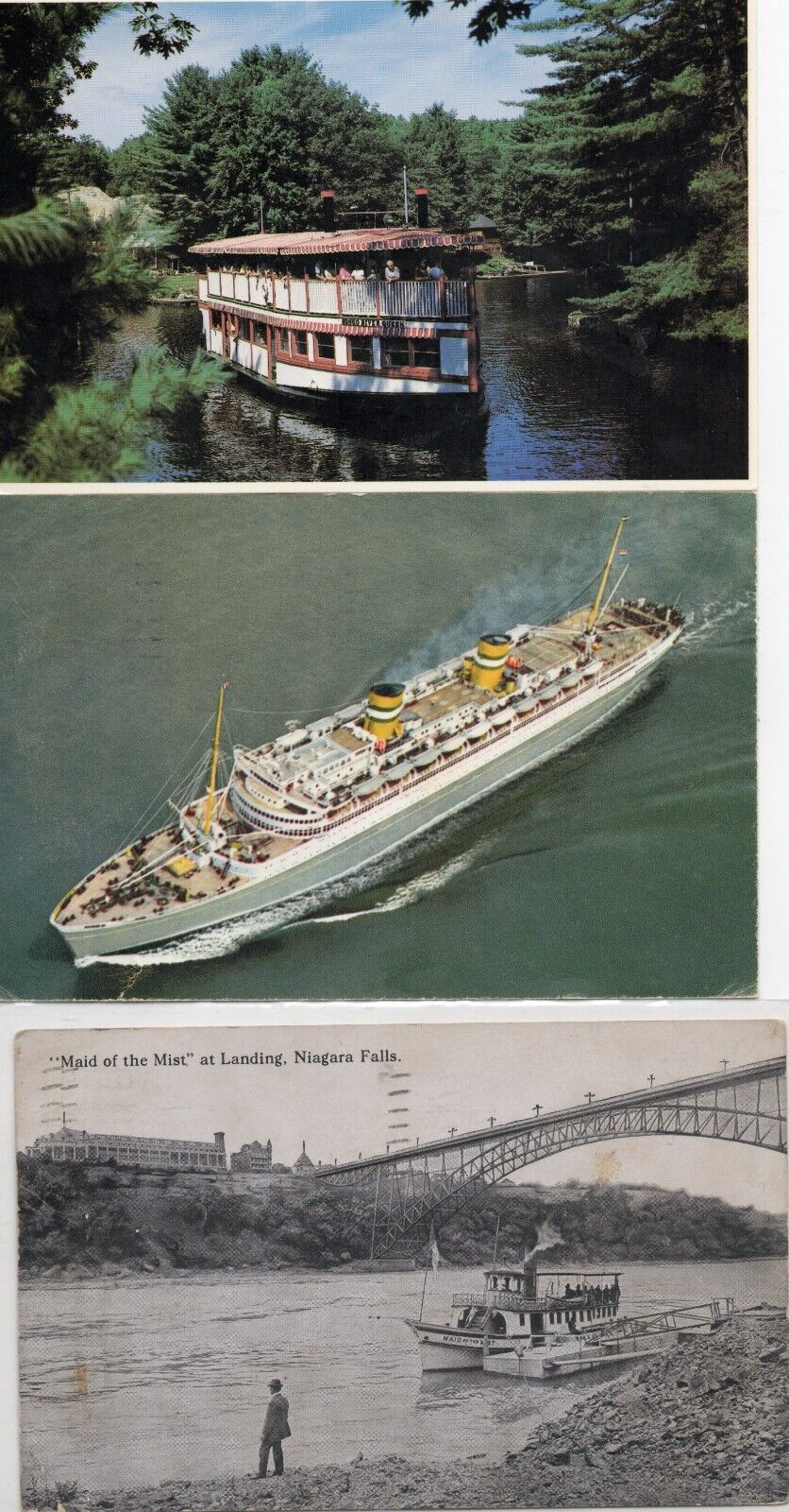 Lot Of 72 Steamship Postcards. Very Nice. Many Vintage.