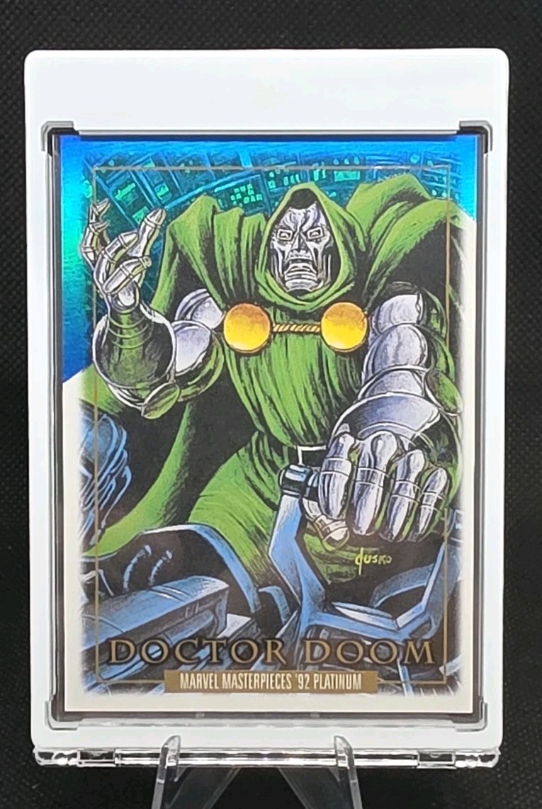 SkyBox 1992 Marvel Masterpieces \'92 Platinum Doctor Doom #26 PMG  # /50