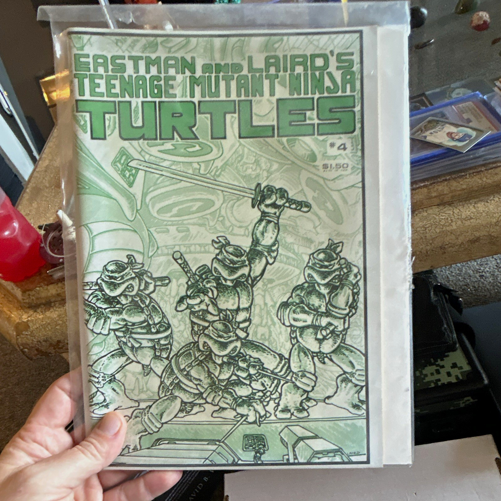 Kevin Eastman & Peter Laird Teenage Mutant Ninja Turtles #4 Copper Age B&W