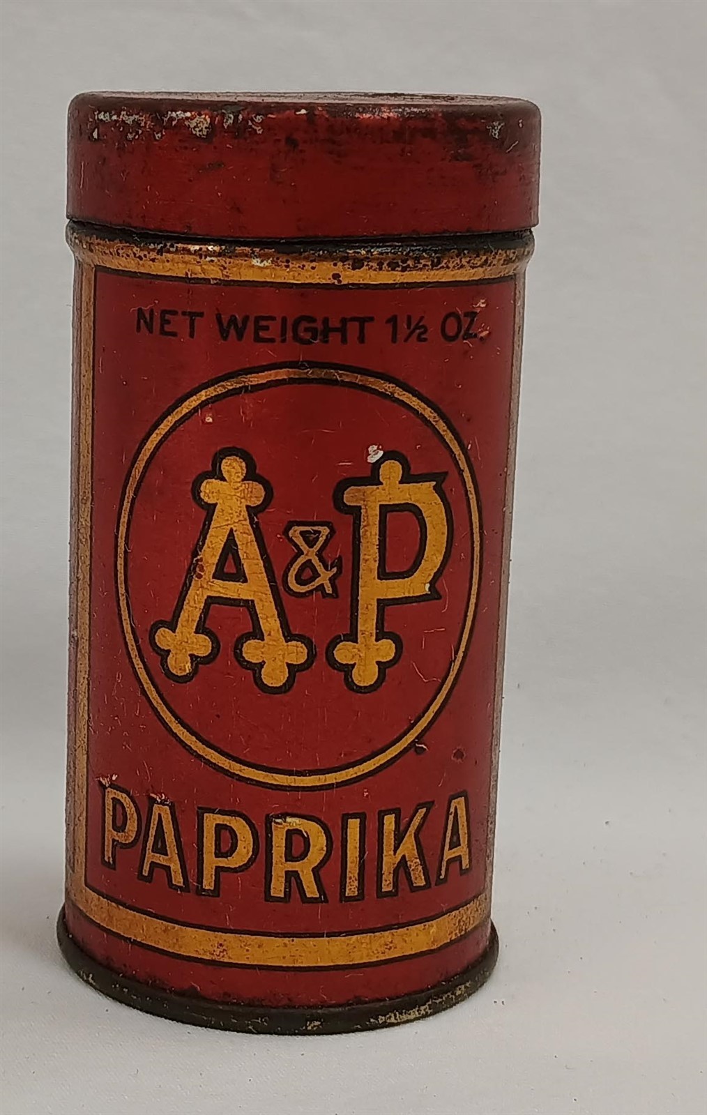 Vintage A&P Paprika Spice Tin Great Atlantic Pacific Tea Co Antique Advertising Vintage A&P Paprika Spice Tin Great Atlantic Pacific Tea Co Antique Advertising
