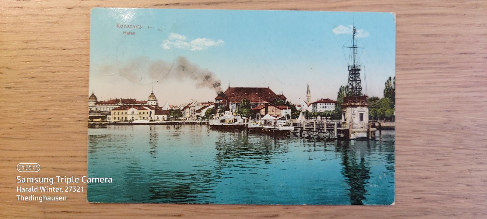 Postcard Constance at Lake Constance port 10.04.1912 gel_14