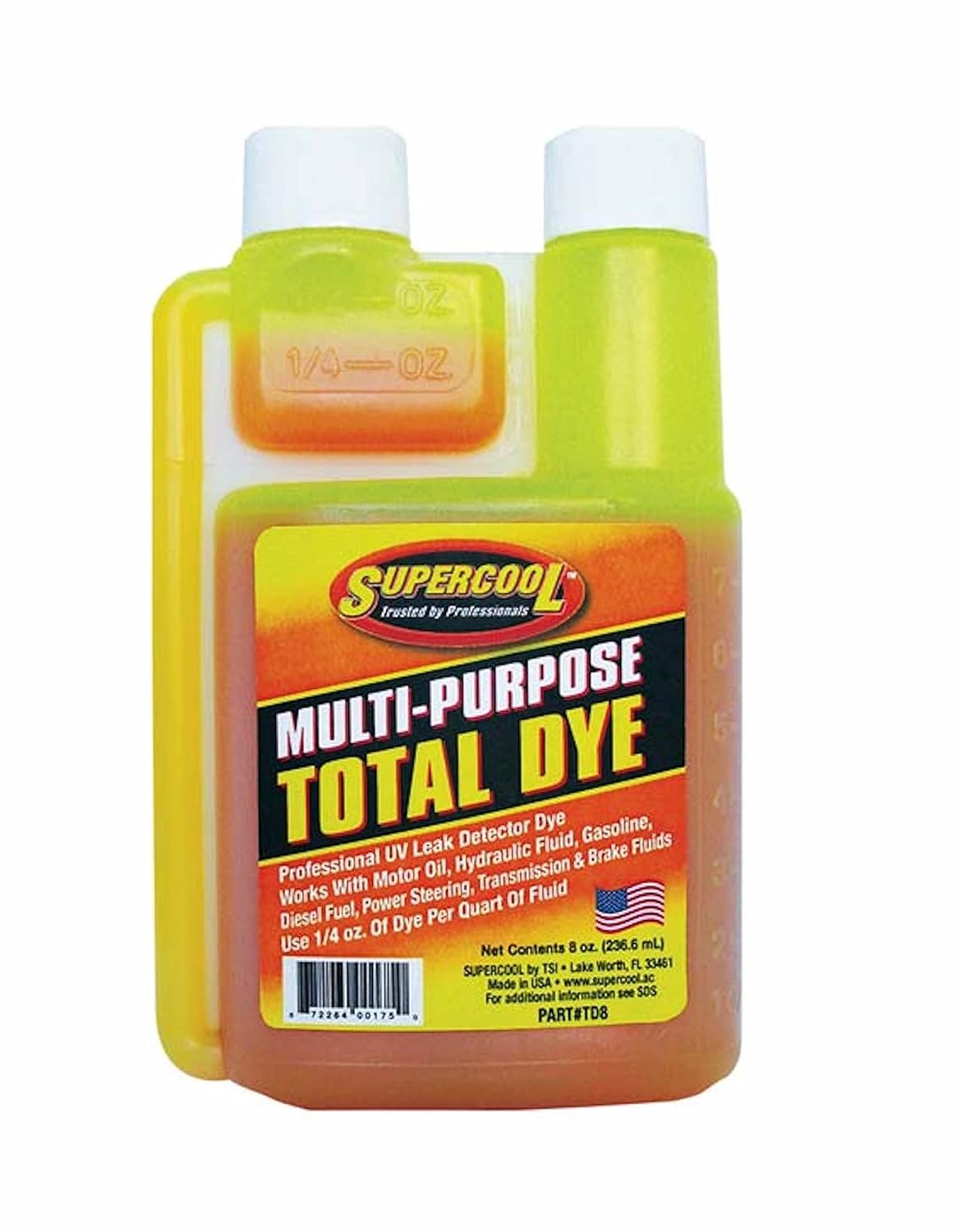 TSI Supercool TD8 Total Dye, 8 oz (Self Measure Bottle) TSI Supercool TD8 Total Dye, 8 oz (Self Measure Bottle)