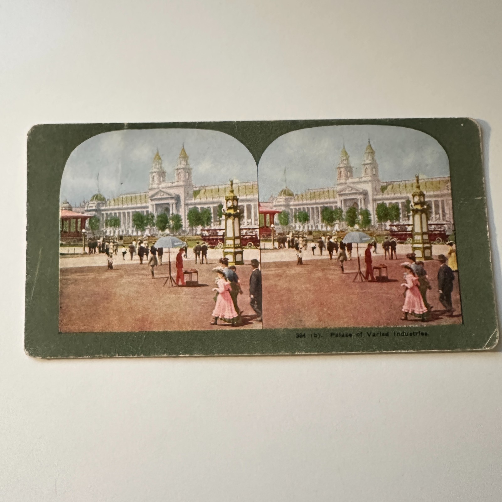 Palace of Varied Industries Antique Stereoview Card 5H6-4