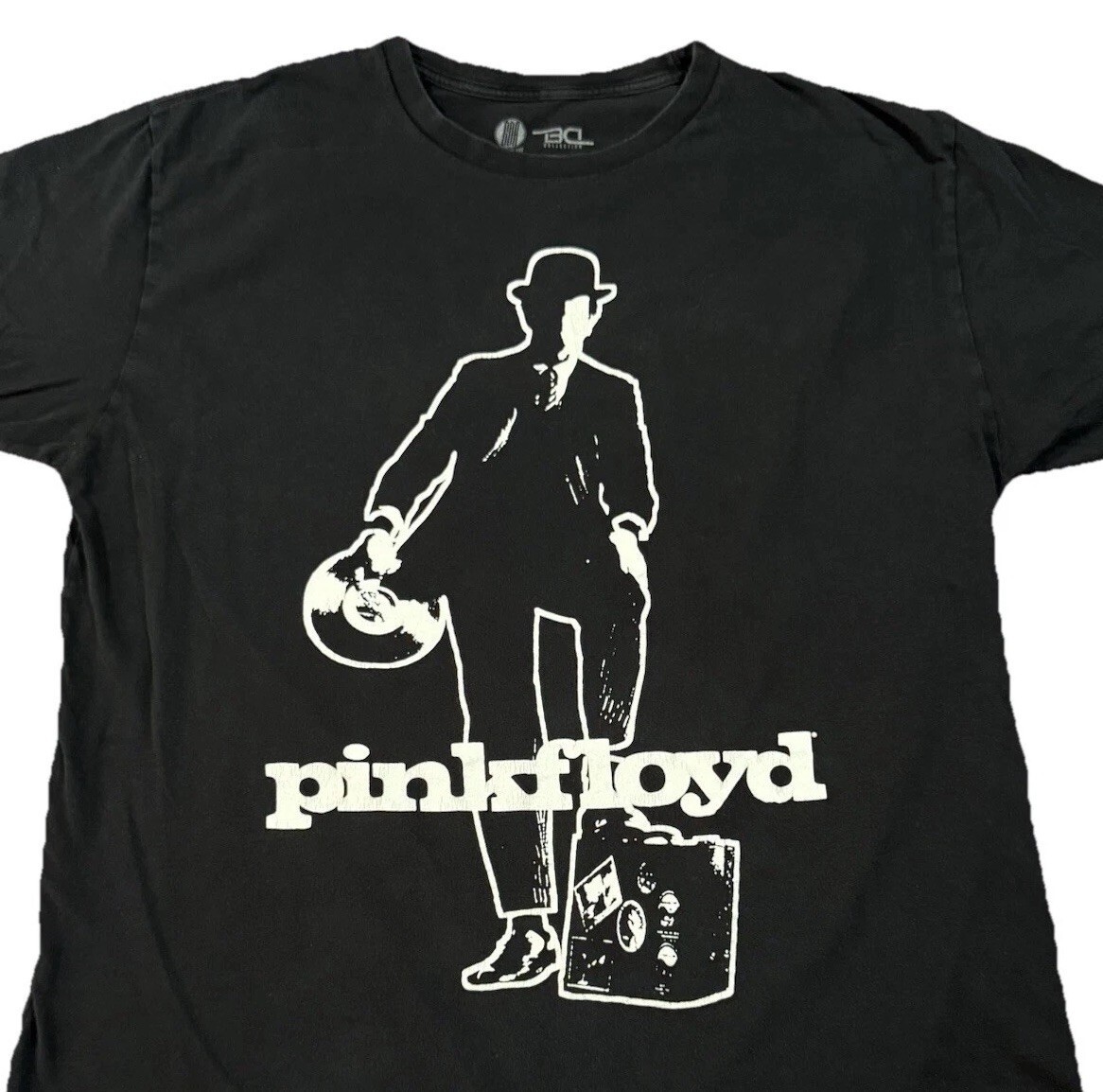 Pink Floyd T-Shirt XL Black BCL Collection Suited Figure Vinyl Record Graphic