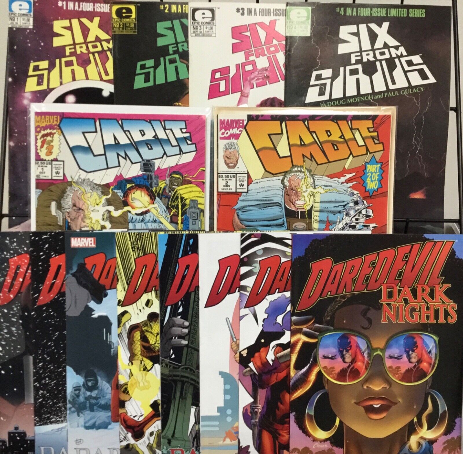 Marvel Comics Six From Sirius, Cable 1-2, Daredevil Dark Nights 1-8