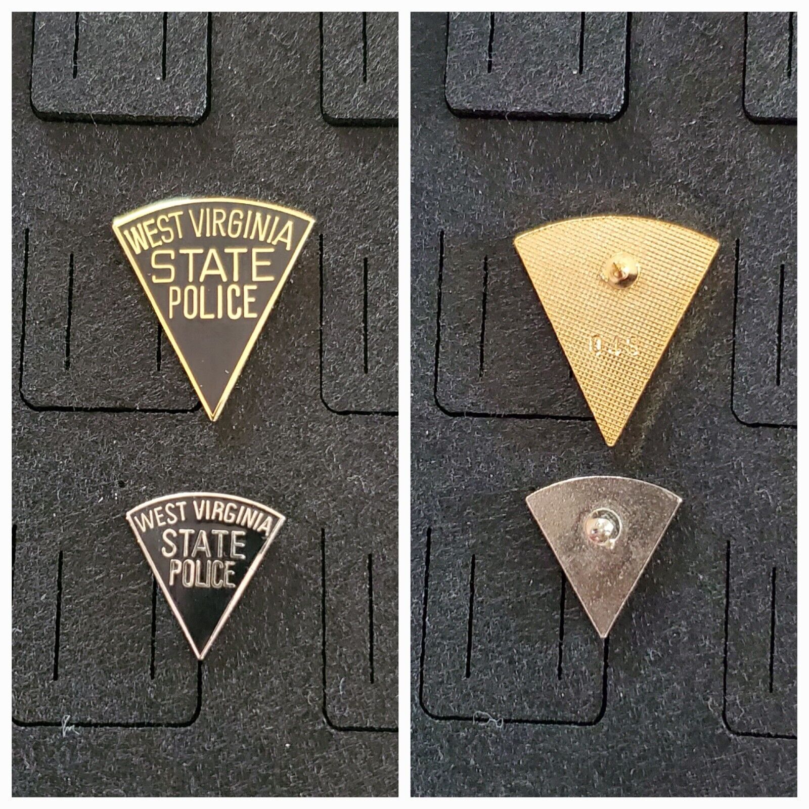 RARE Vintage Obsolete West Virginia State Police Pins #048